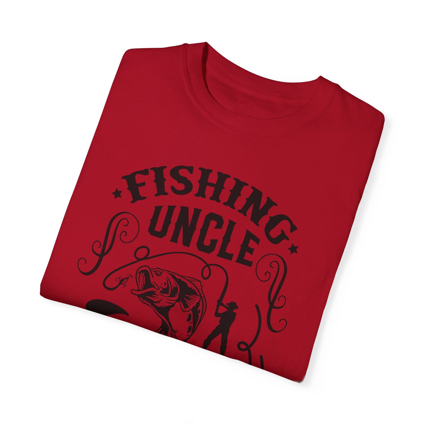 Fishing uncle is cool: Unisex Garment-Dyed T-shirt