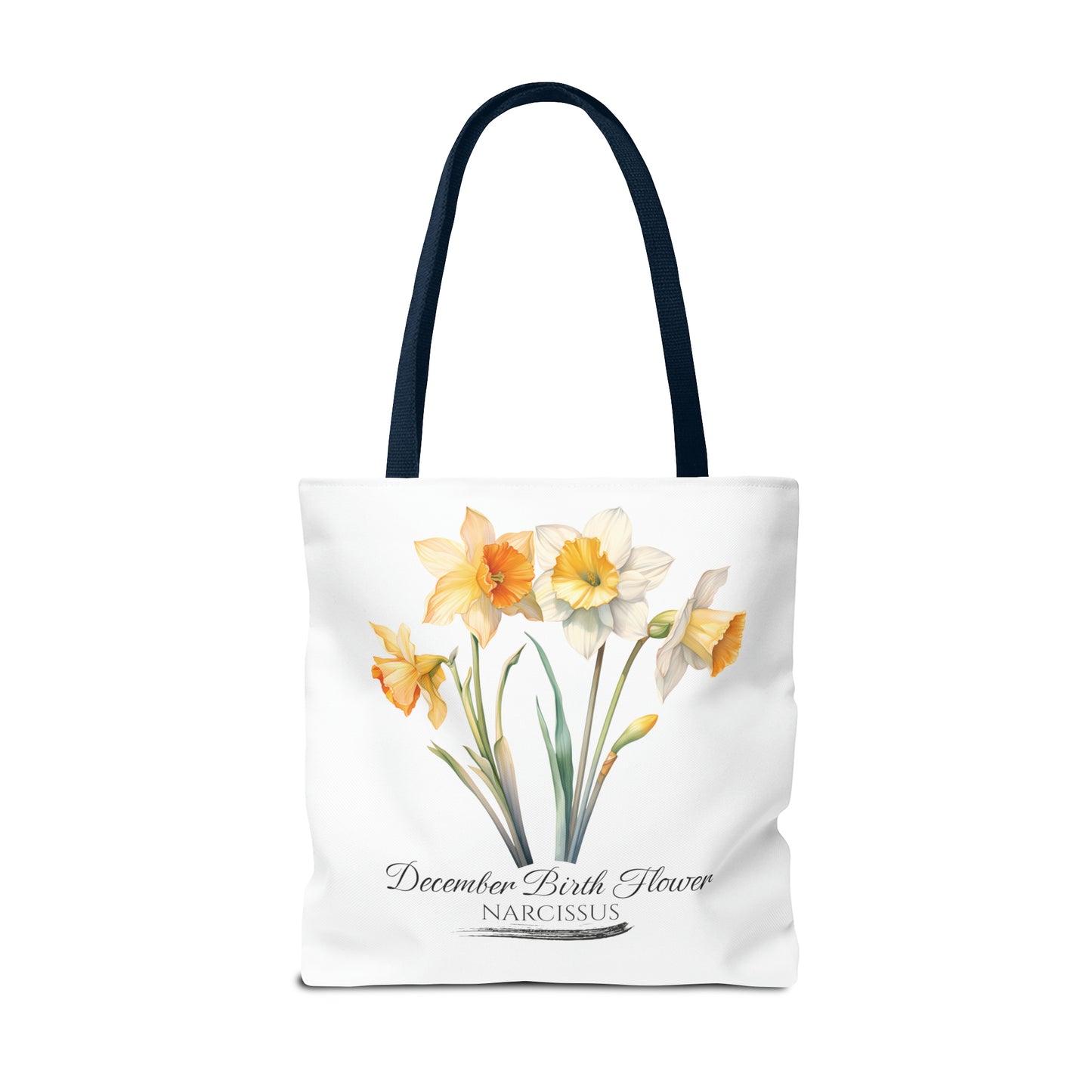 December Birth Flower: Narcissus - Tote Bag (AOP)