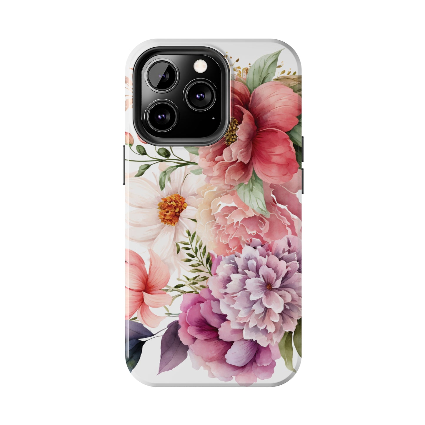 Tough Phone Cases: Watercolor Flower