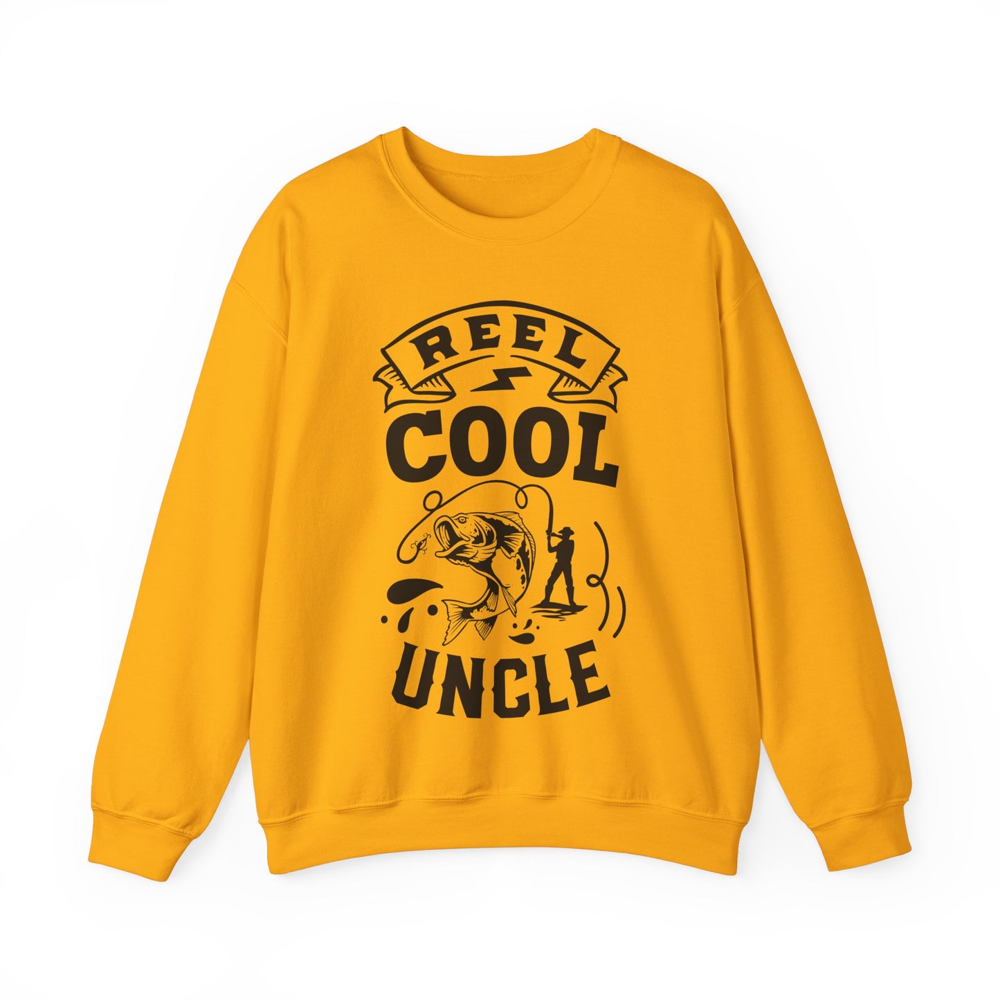 Reel cool uncle - Unisex Heavy Blend™ Crewneck Sweatshirt