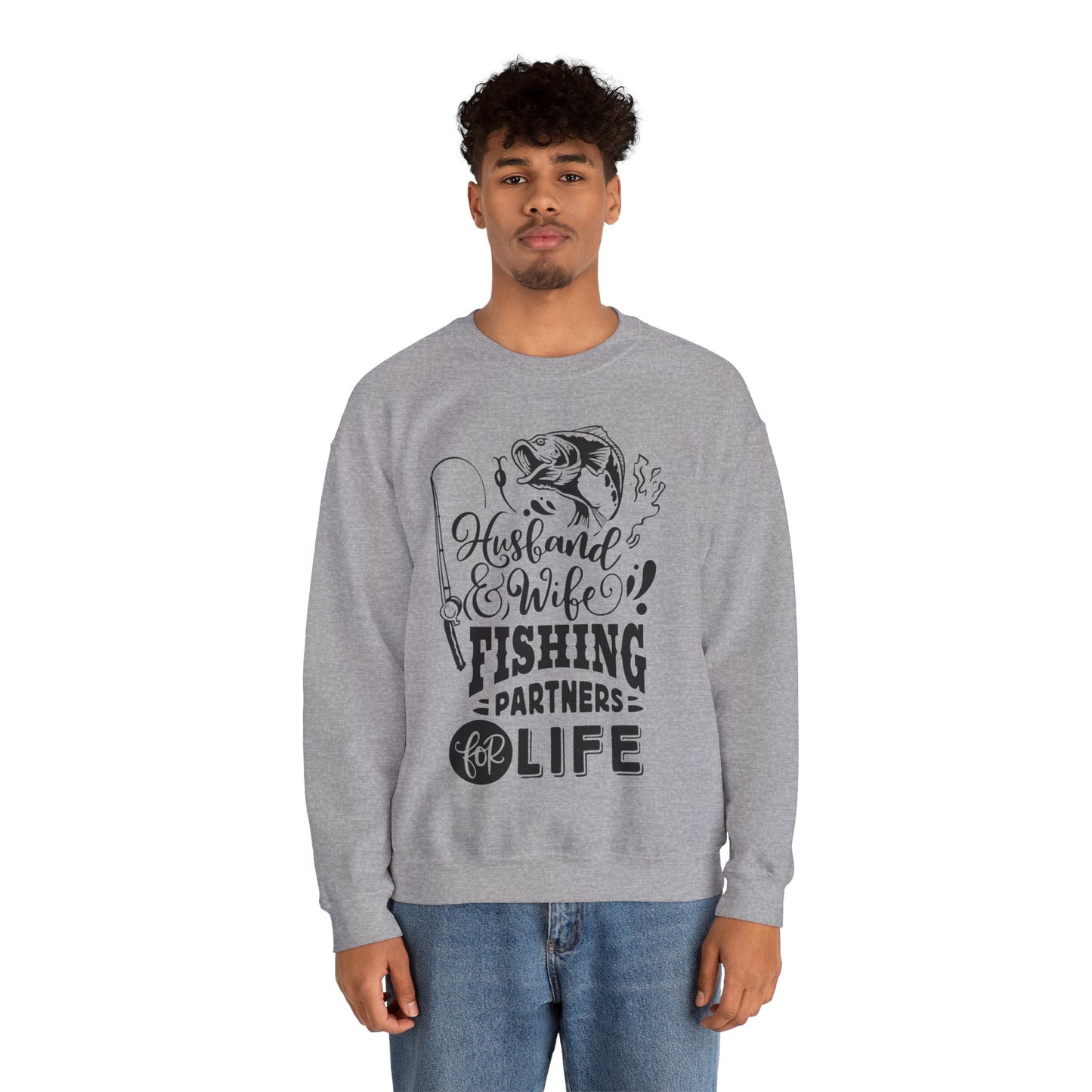 Husband and wife - Unisex Heavy Blend™ Crewneck Sweatshirt