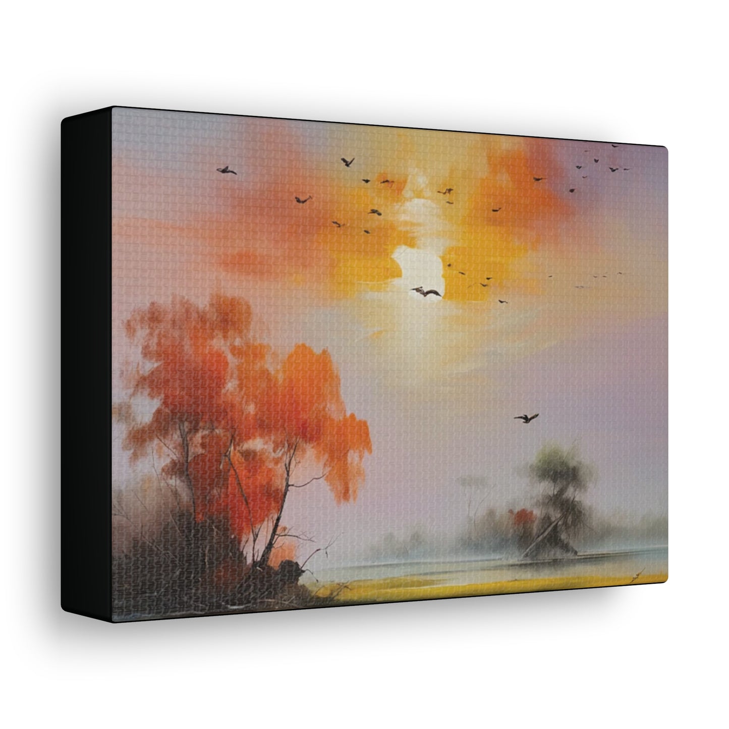 Birds & Evening Sun: Canvas Gallery Wraps