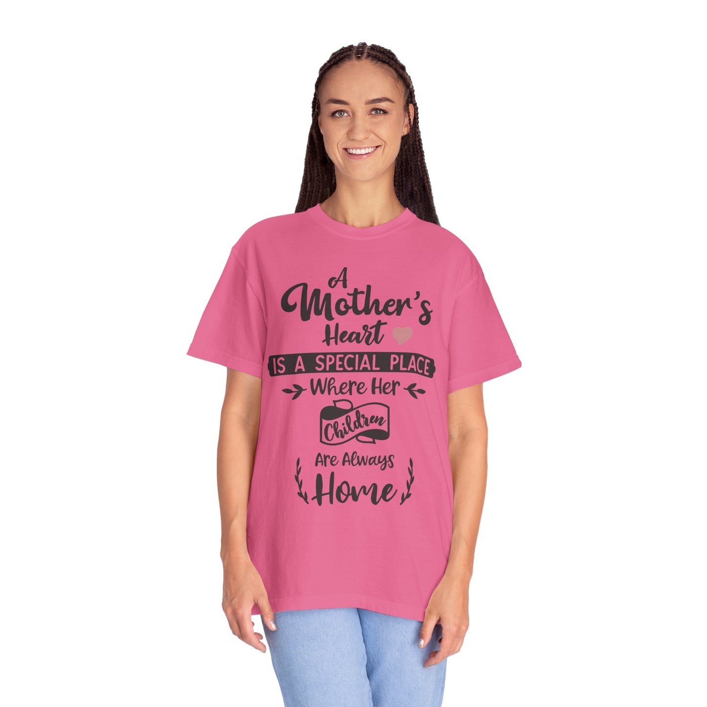 Mother's heart is a special place - Unisex Garment-Dyed T-shirt