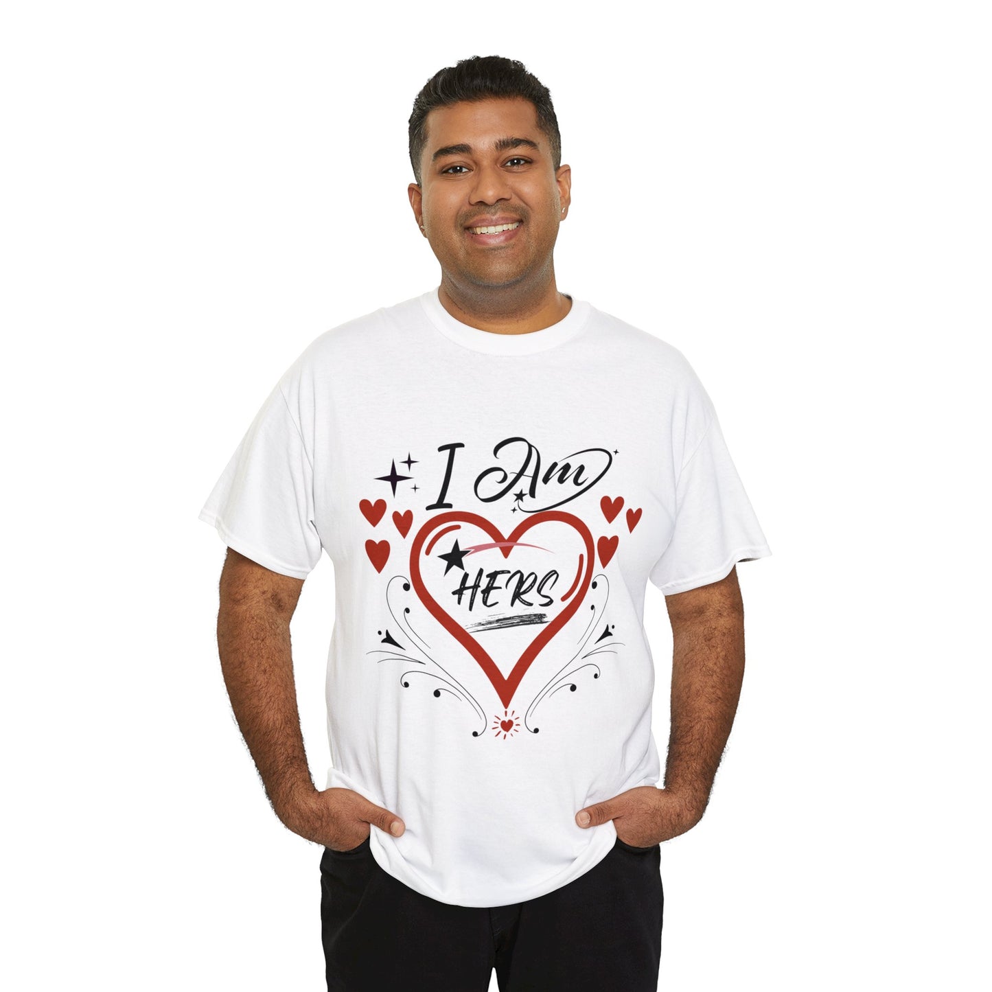 Valentine: I Am Hers1 - Unisex Heavy Cotton Tee