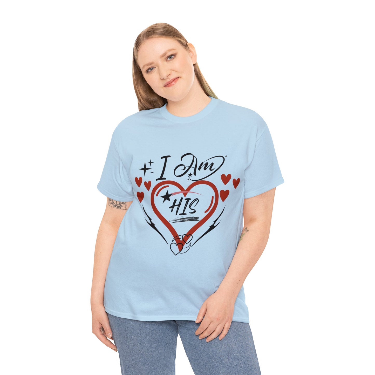 Valentine: I Am His - Unisex Heavy Cotton Tee