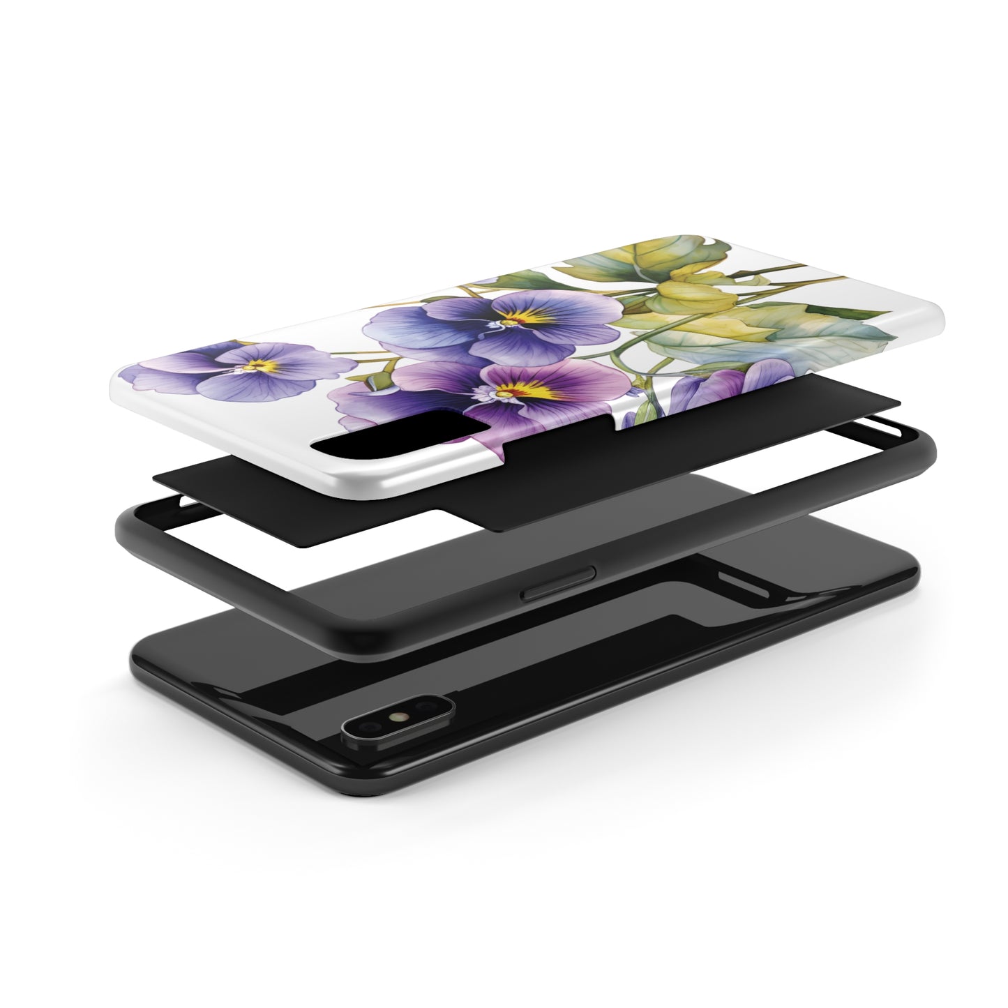 Tough Phone Cases (Violet Flower)