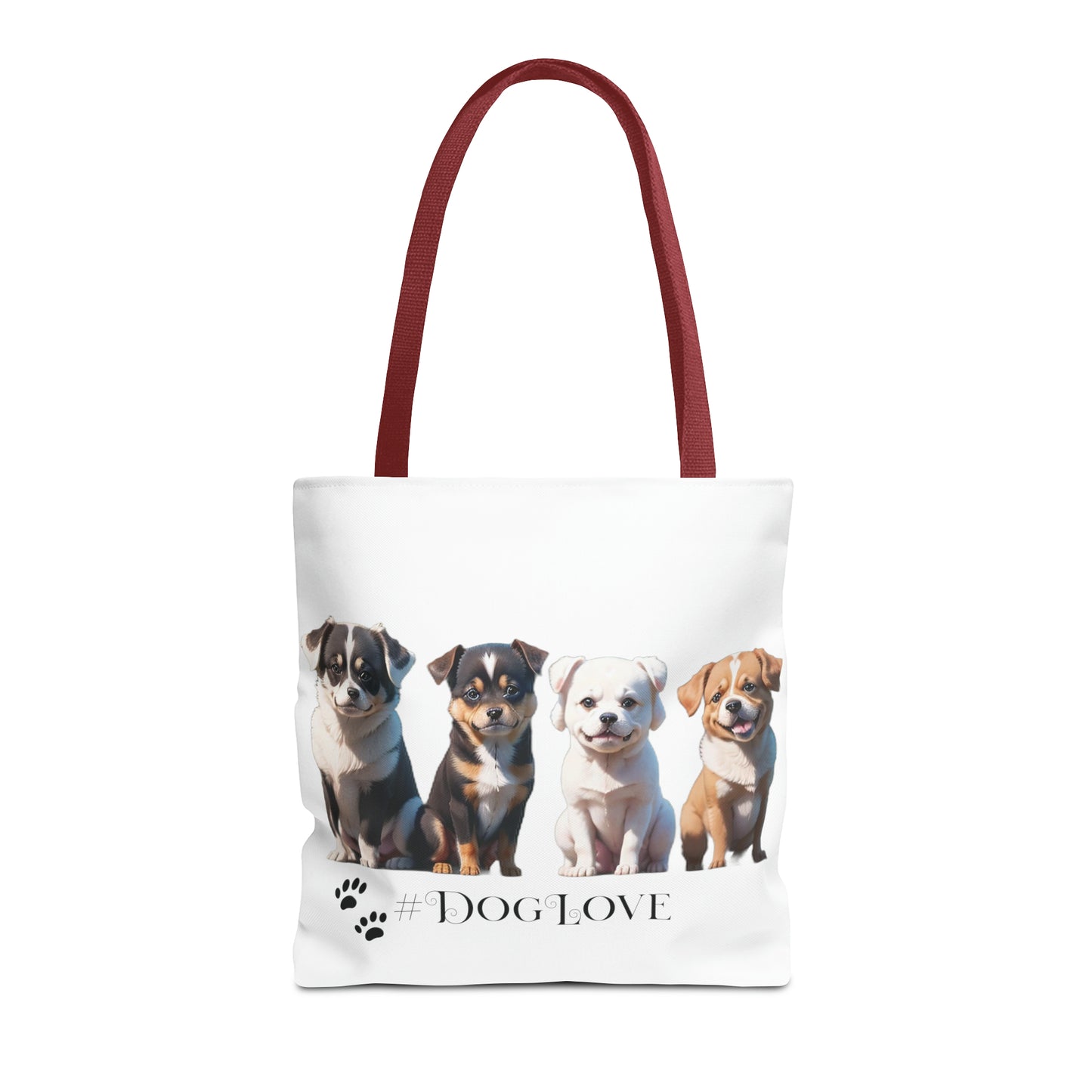 Tote Bag (AOP): #DogLove