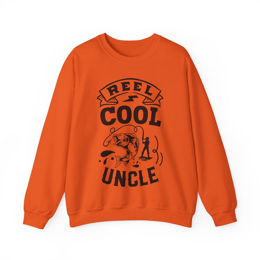 Reel cool uncle - Unisex Heavy Blend™ Crewneck Sweatshirt