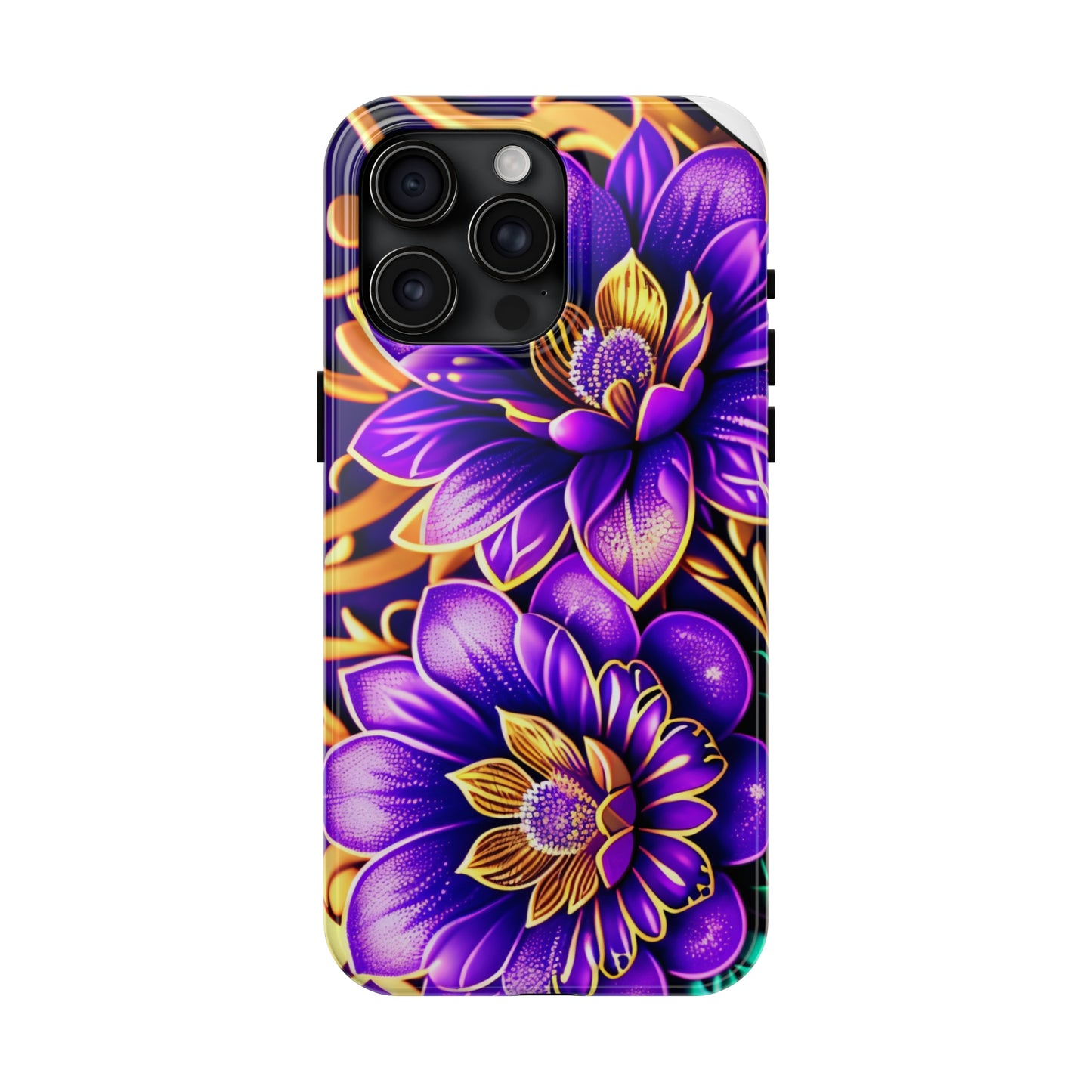 Tough Phone Cases: Fantasy Blossom Flowers