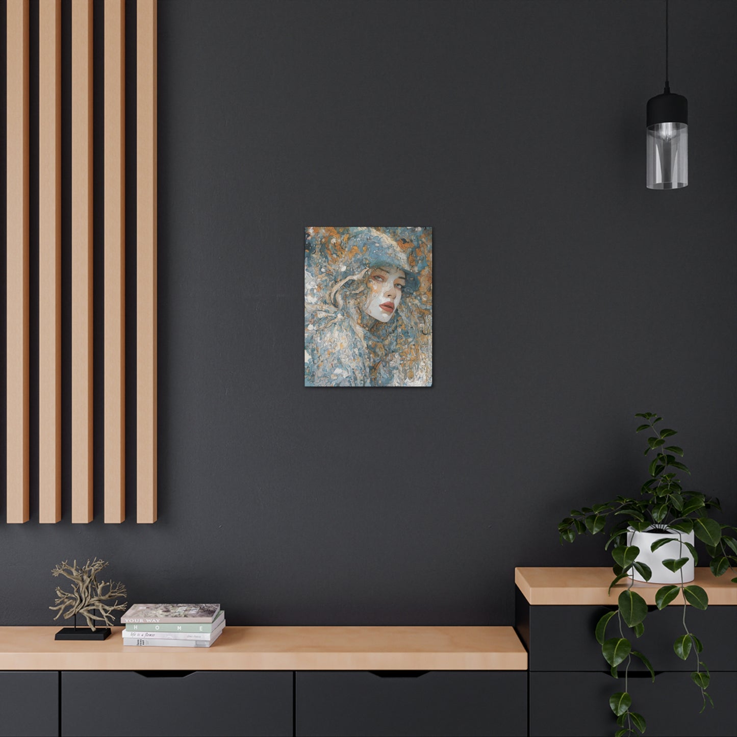 Beautiful Woman Abstract Art: Canvas Gallery Wraps