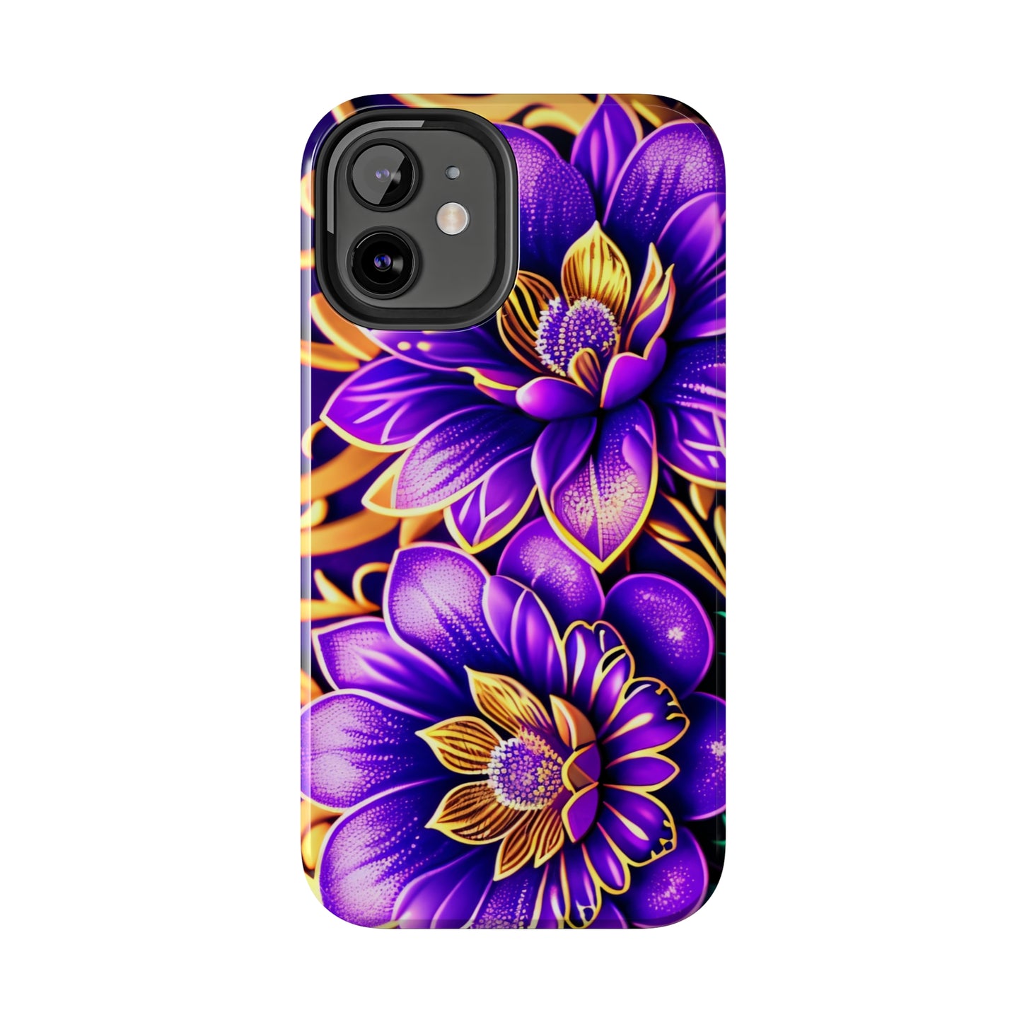 Tough Phone Cases: Fantasy Blossom Flowers