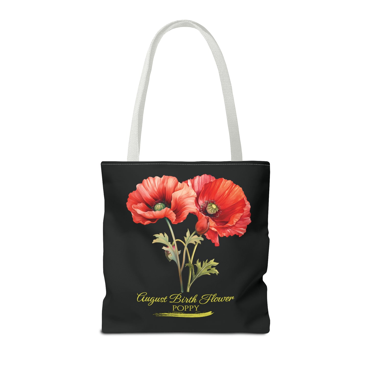 August Birth Flower: Poppy - Tote Bag (AOP)