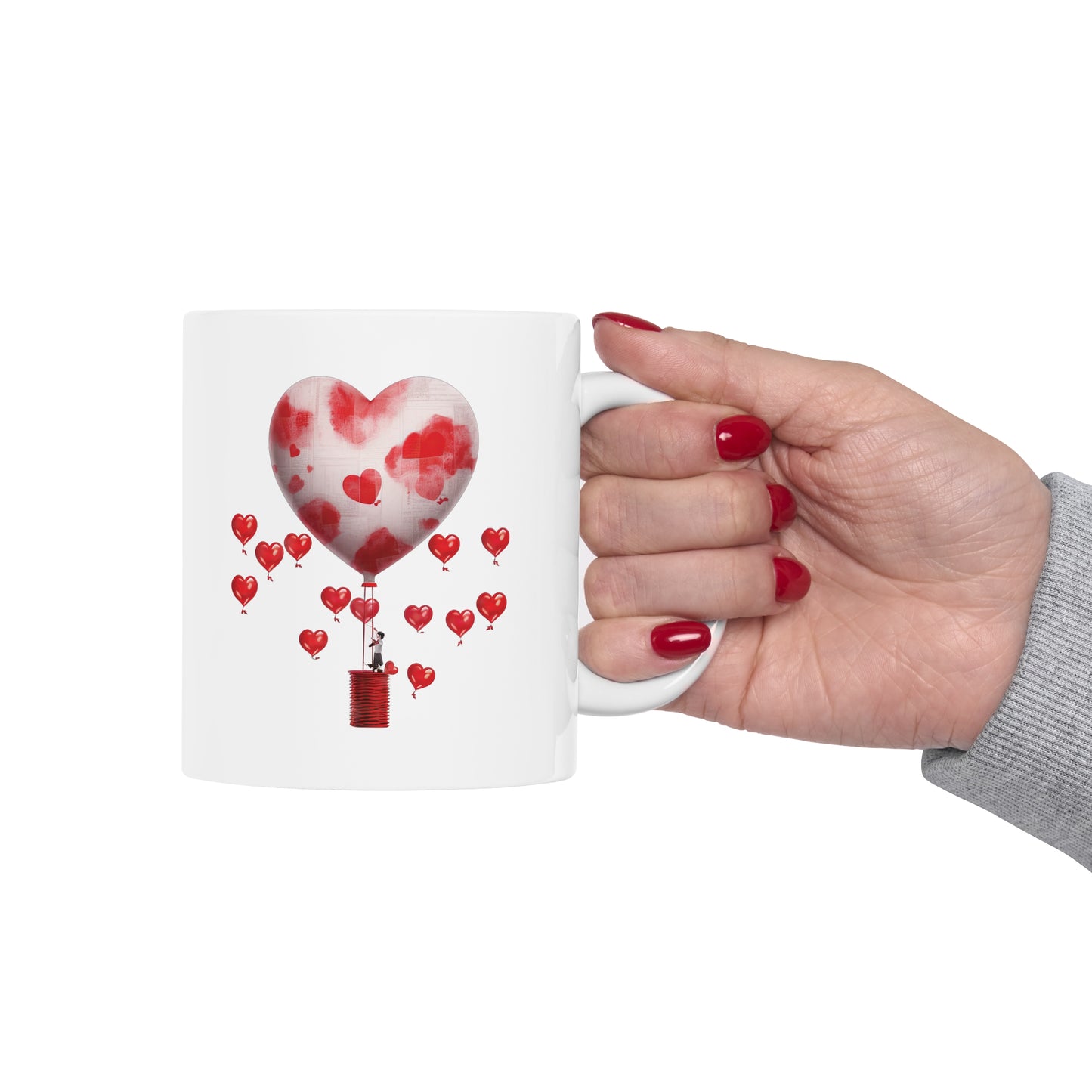 Valentine's Heart: Ceramic Mug 11oz