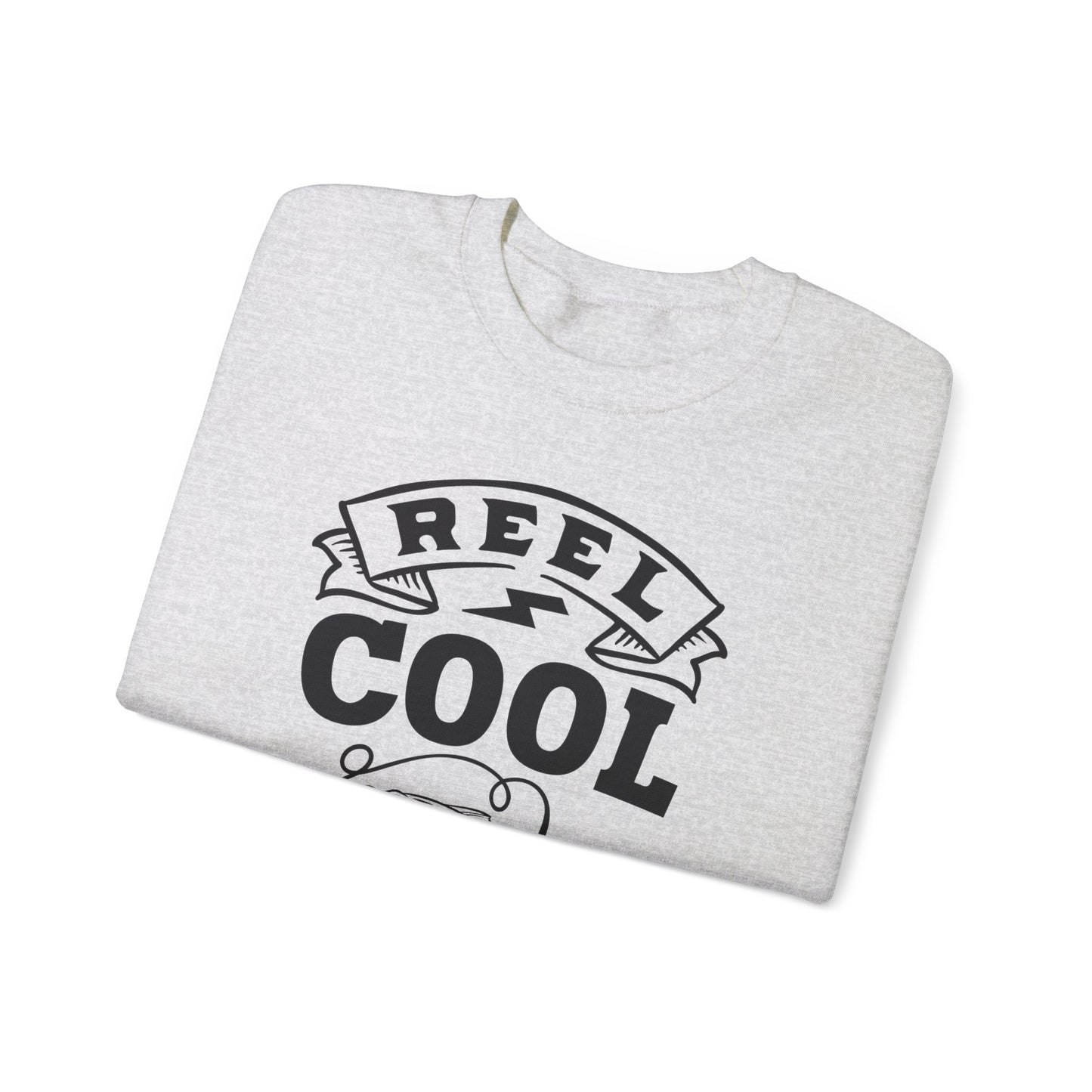 Reel cool dad - Unisex Heavy Blend™ Crewneck Sweatshirt