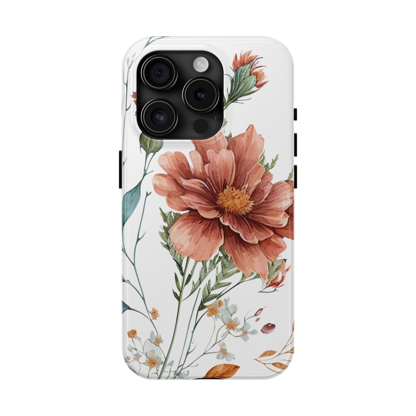 Tough Phone Cases: Watercolor Flower