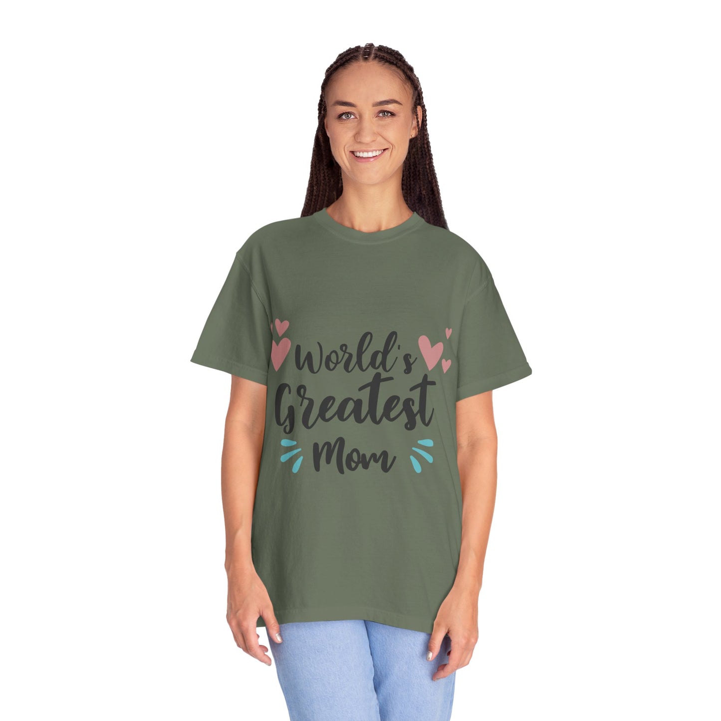 World greatest mom - Unisex Garment-Dyed T-shirt