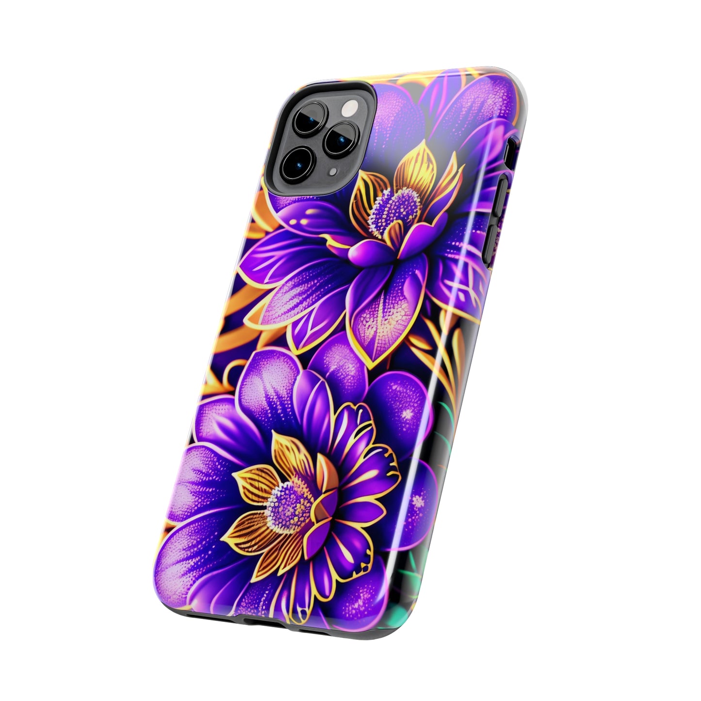 Tough Phone Cases: Fantasy Blossom Flowers