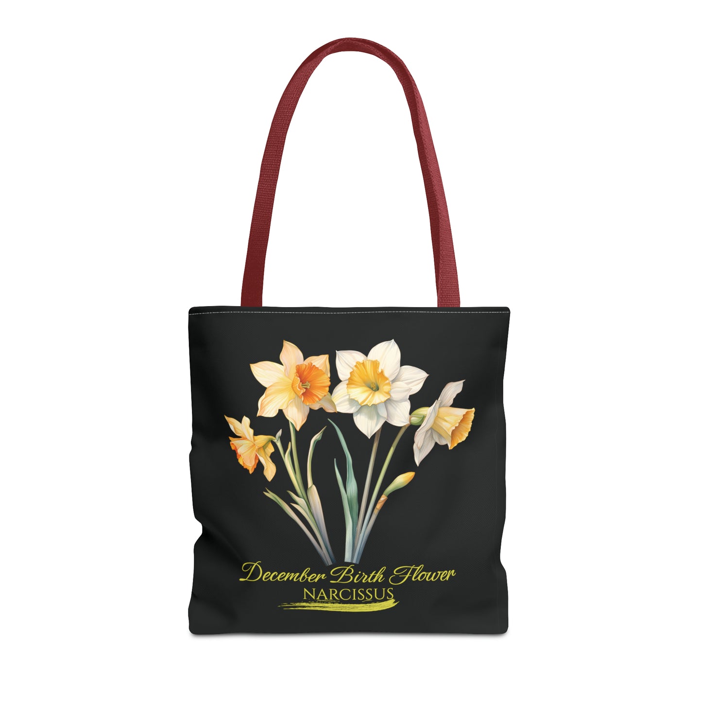 December Birth Flower: Narcissus - Tote Bag (AOP)