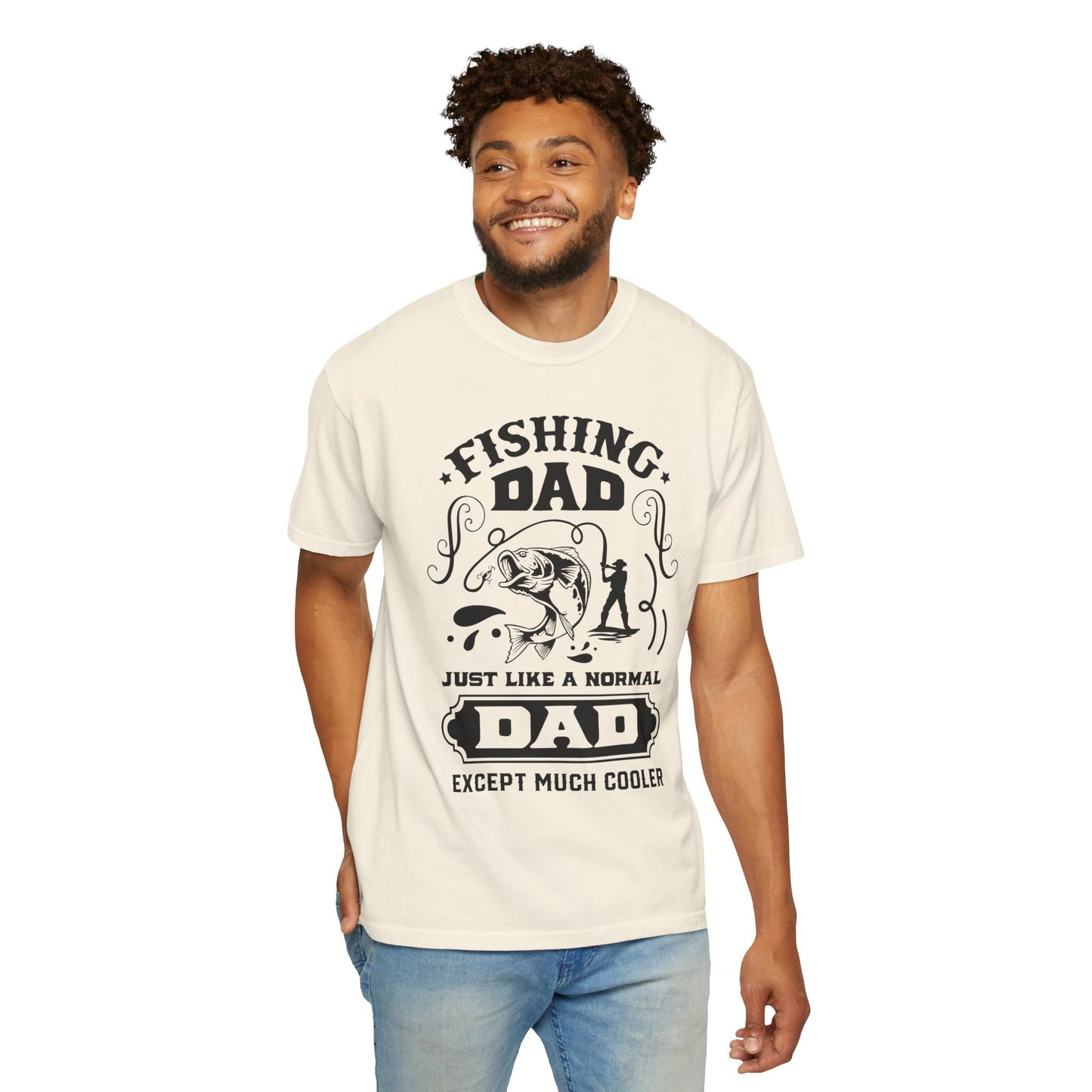 Fishing dad is cool: Unisex Garment-Dyed T-shirt