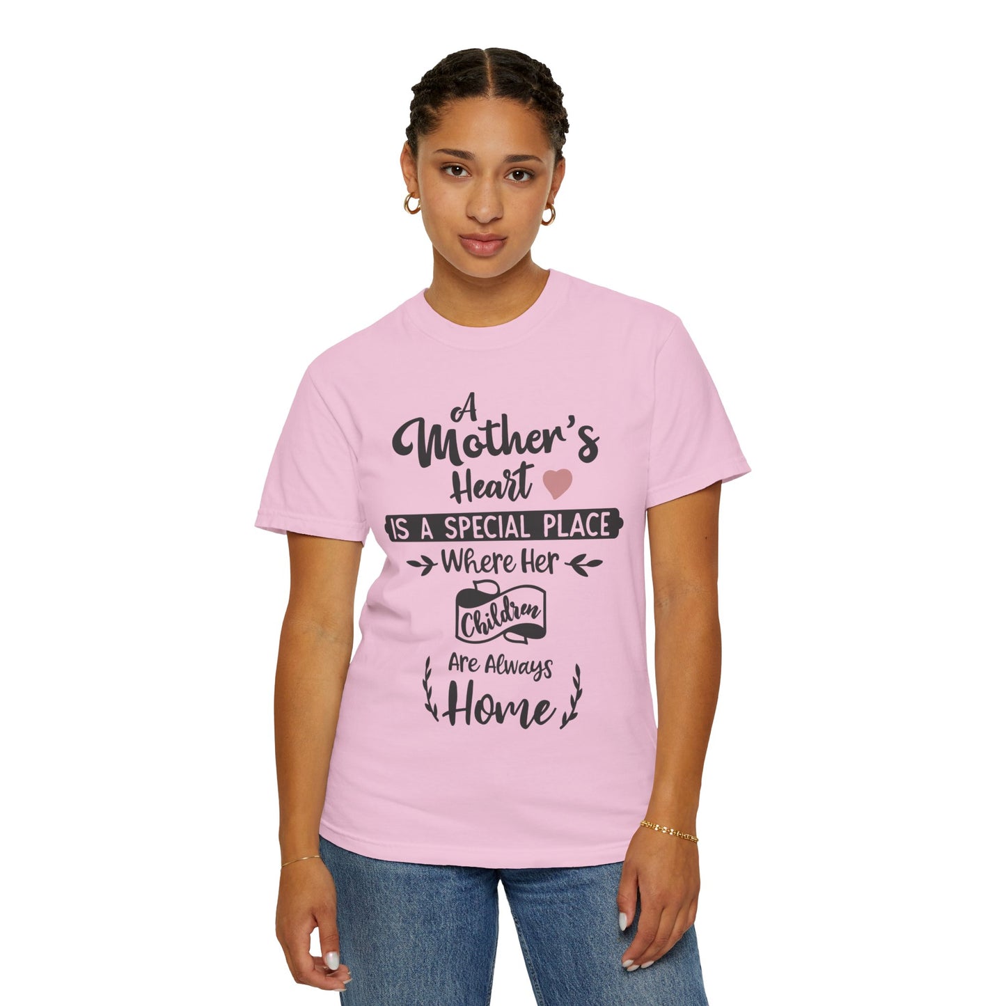 Mother's heart is a special place - Unisex Garment-Dyed T-shirt