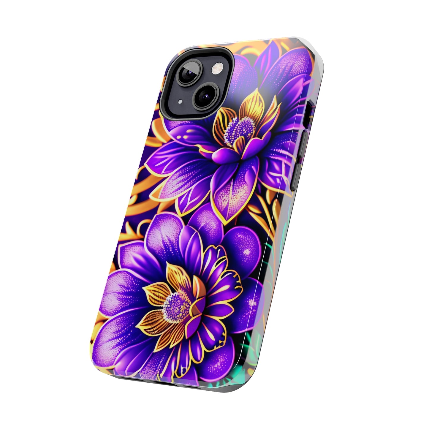 Tough Phone Cases: Fantasy Blossom Flowers