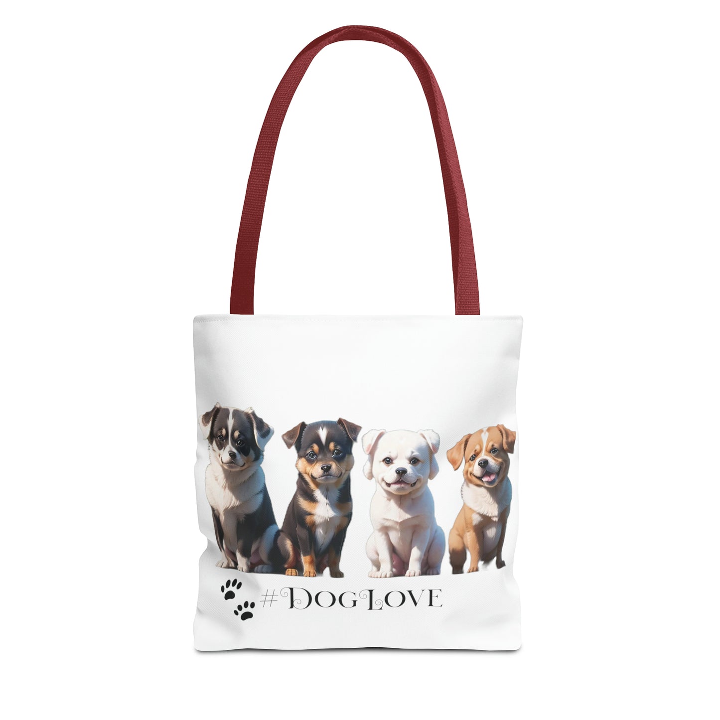 Tote Bag (AOP): #DogLove