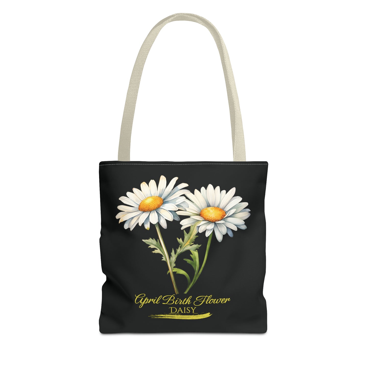 April Birth Flower: Daisy - Tote Bag (AOP)