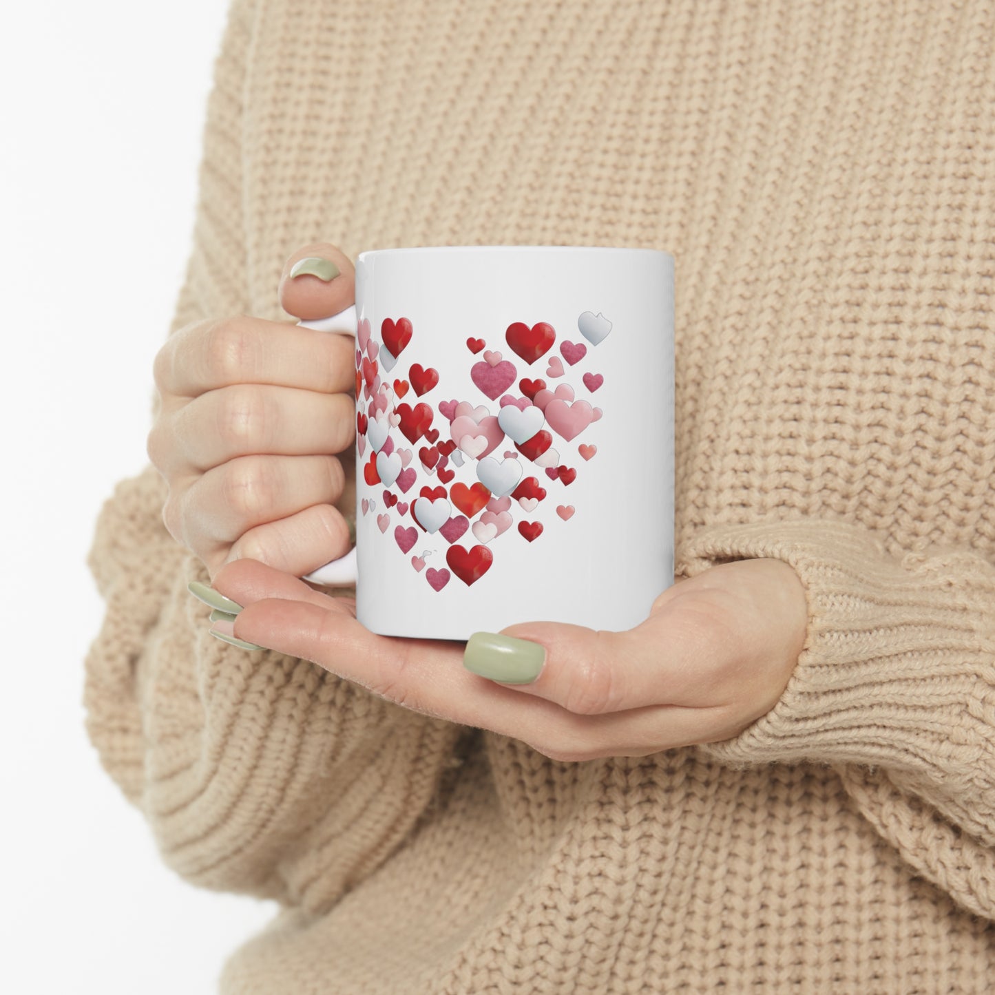 Valentine's Heart: Ceramic Mug 11oz