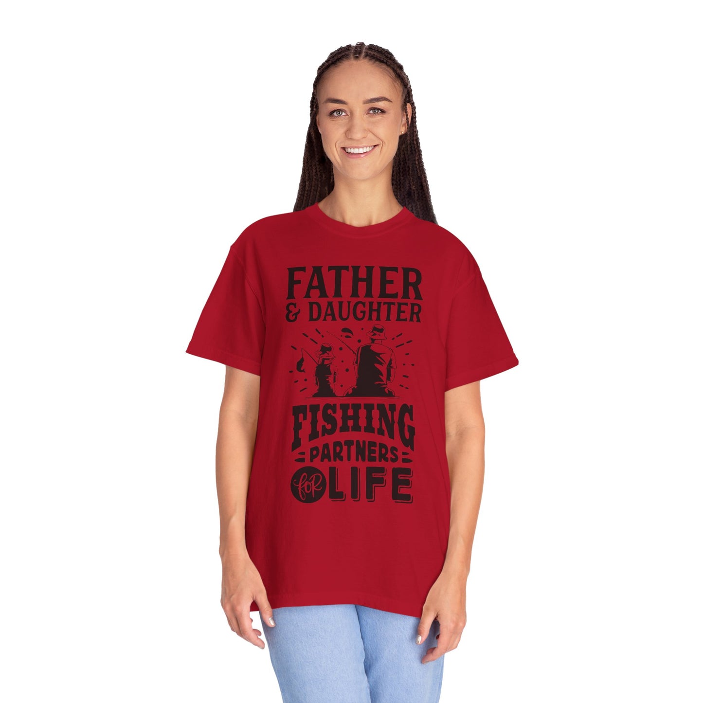 Father and daughter forever: Unisex Garment-Dyed T-shirt