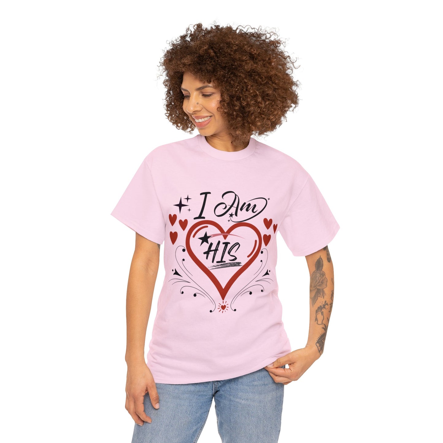 Valentine: I Am His1 - Unisex Heavy Cotton Tee