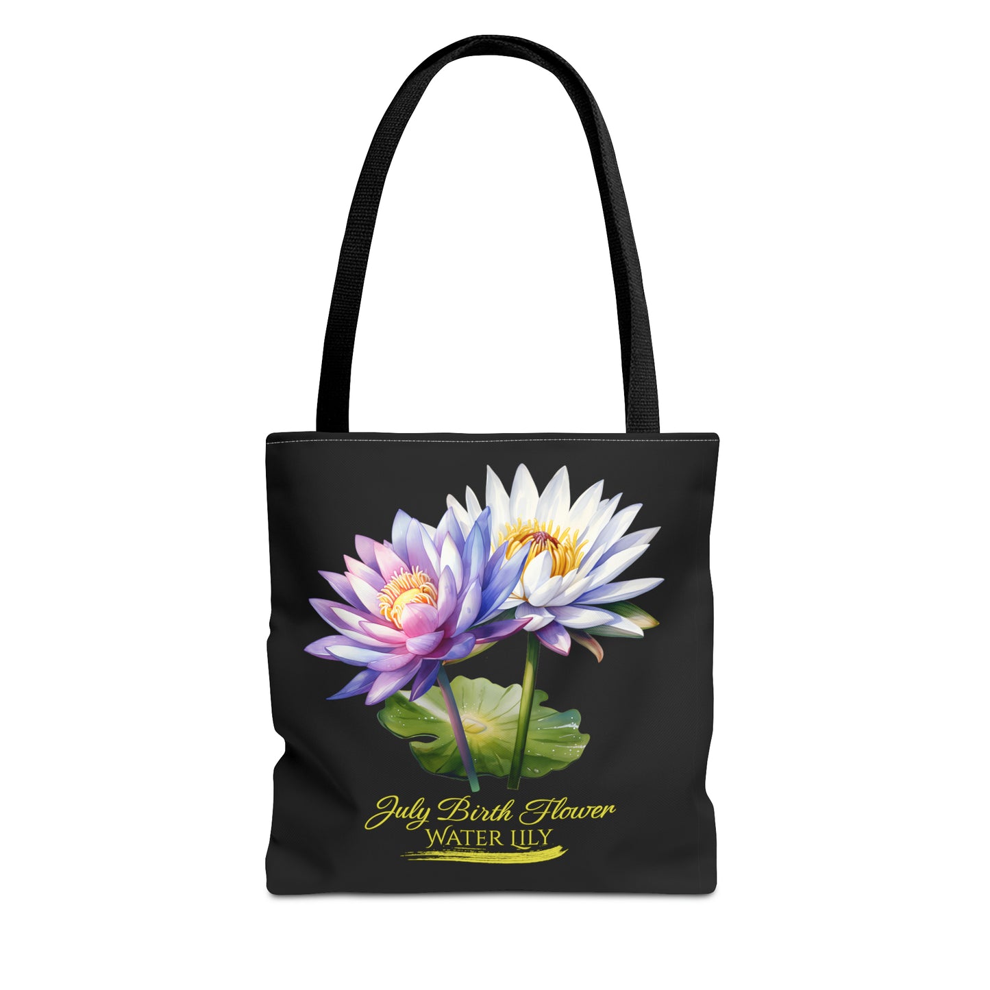 July Birth Flower: Water Lily - Tote Bag (AOP)