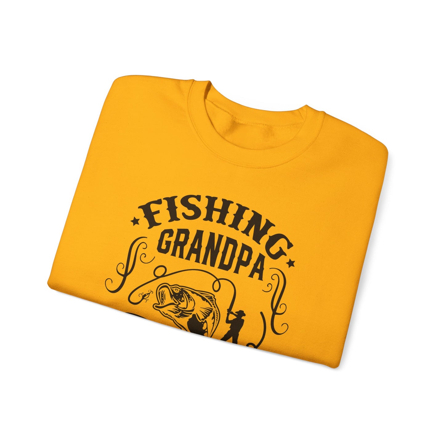 Fishing Grandpa - Unisex Heavy Blend™ Crewneck Sweatshirt