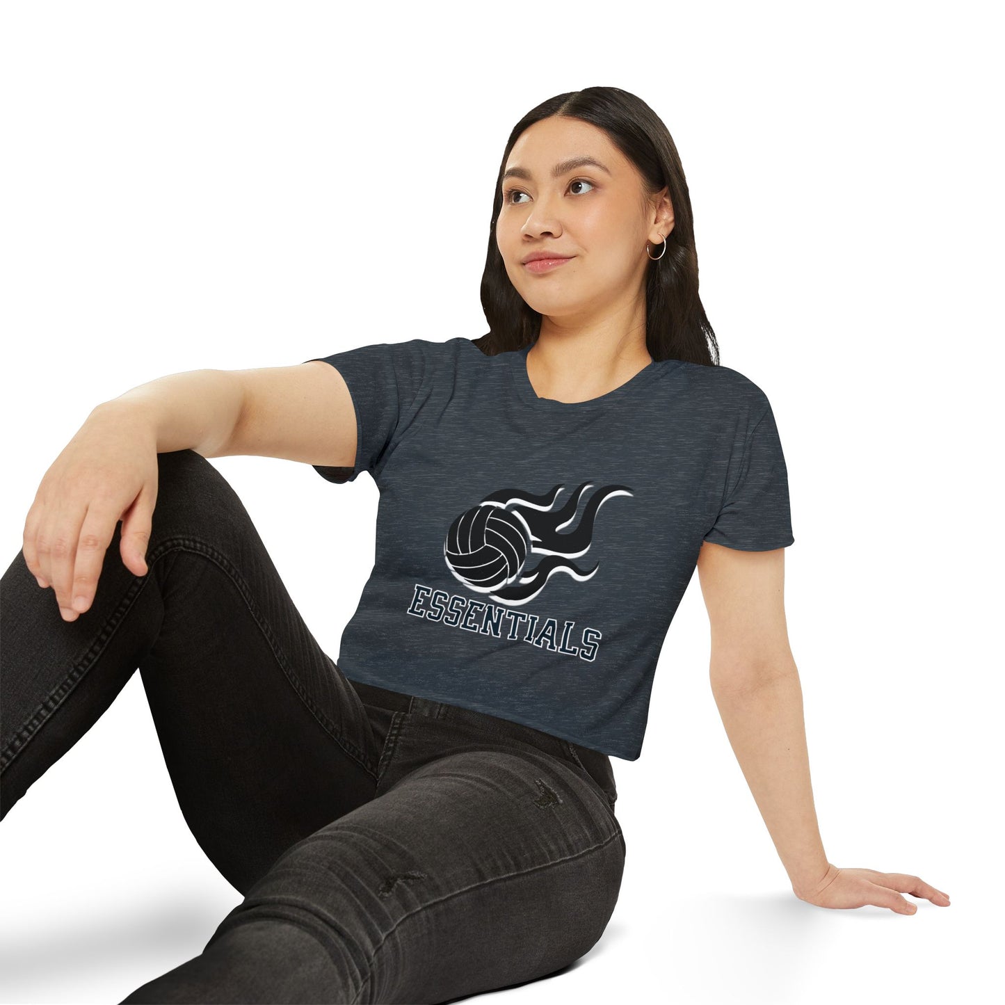 Festival Spirit Women's Crop Top, Summer Top, Sportswear, Graphic Tee, Beachwear, Party Shirt