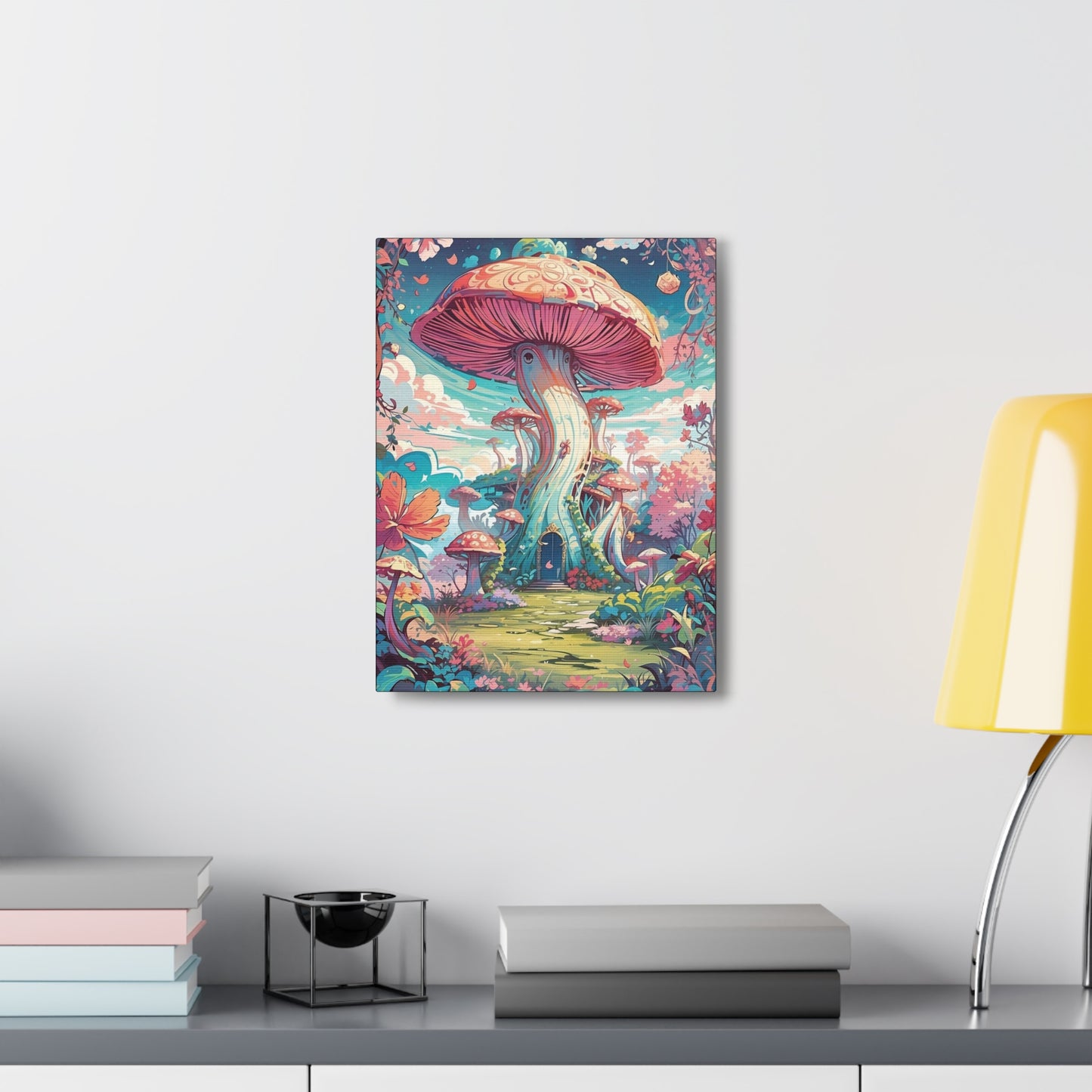 Mushroom Cabin: Canvas Gallery Wraps