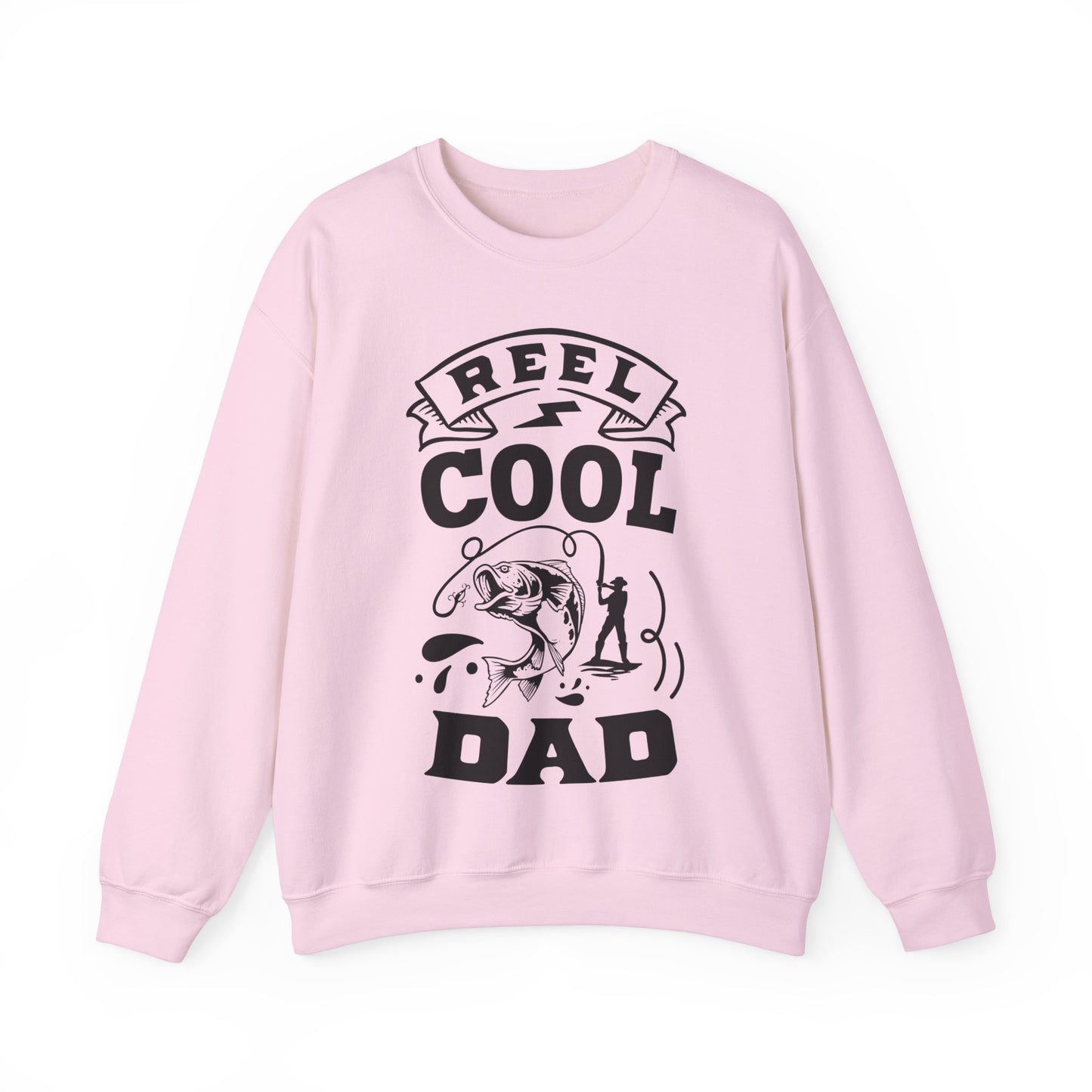 Reel cool dad - Unisex Heavy Blend™ Crewneck Sweatshirt