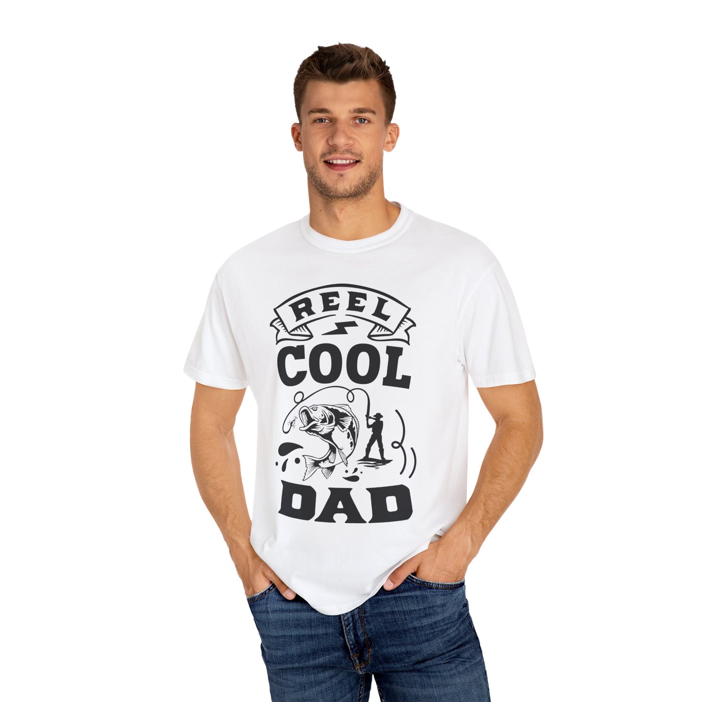 Reel cool dad: Unisex Garment-Dyed T-shirt