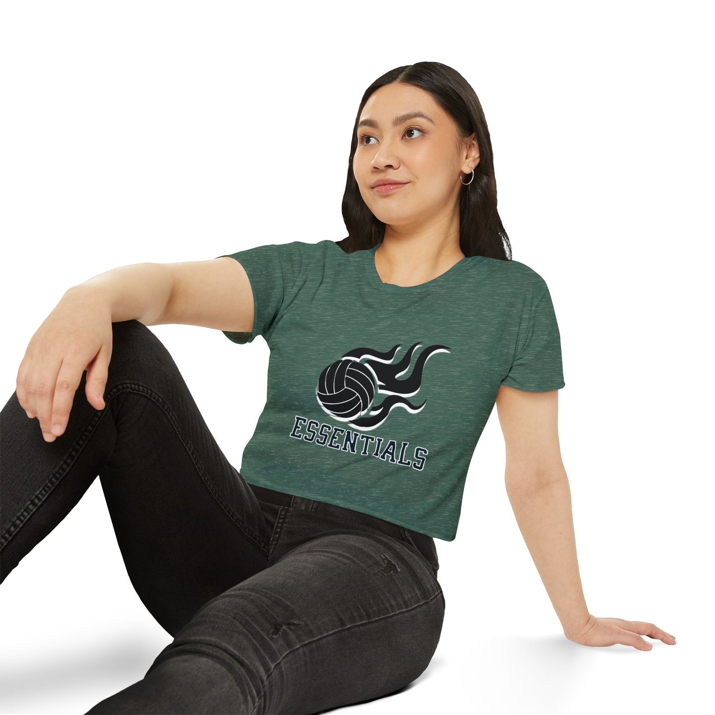 Festival Spirit Women's Crop Top, Summer Top, Sportswear, Graphic Tee, Beachwear, Party Shirt