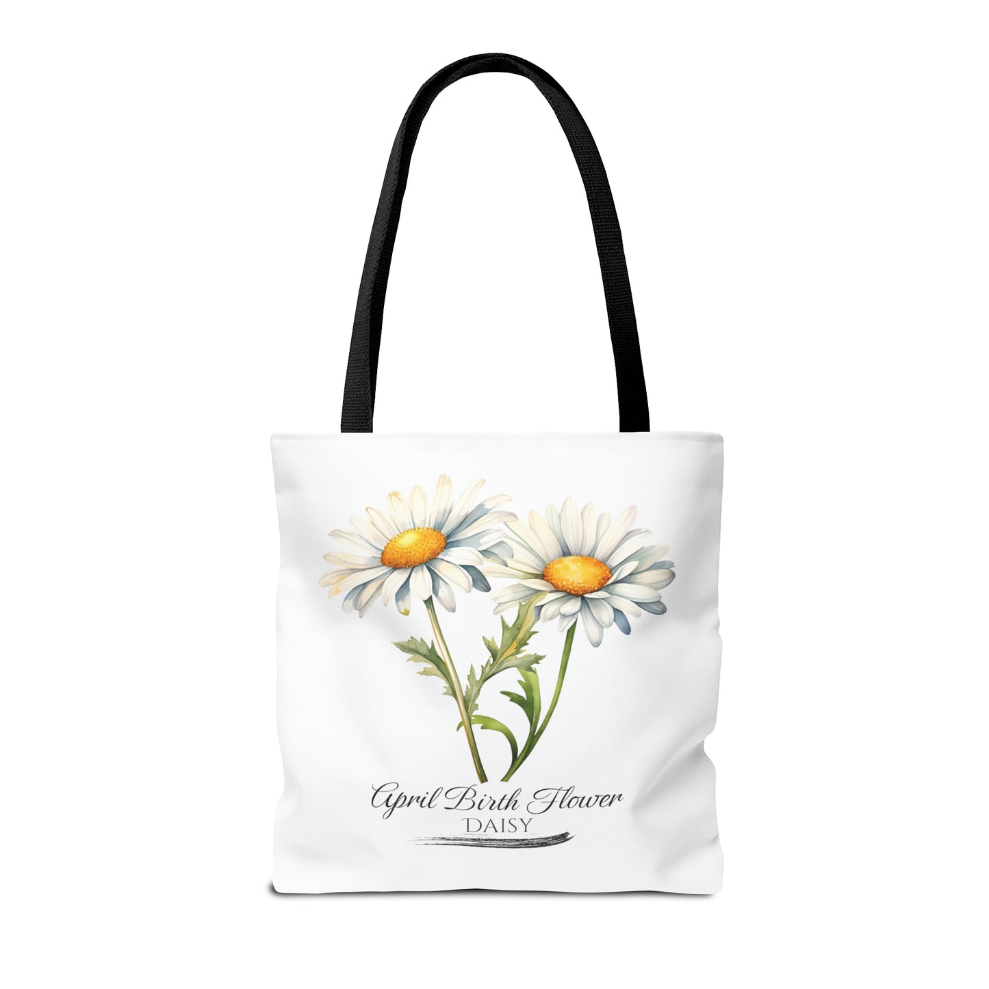 April Birth Flower: Daisy - Tote Bag (AOP)