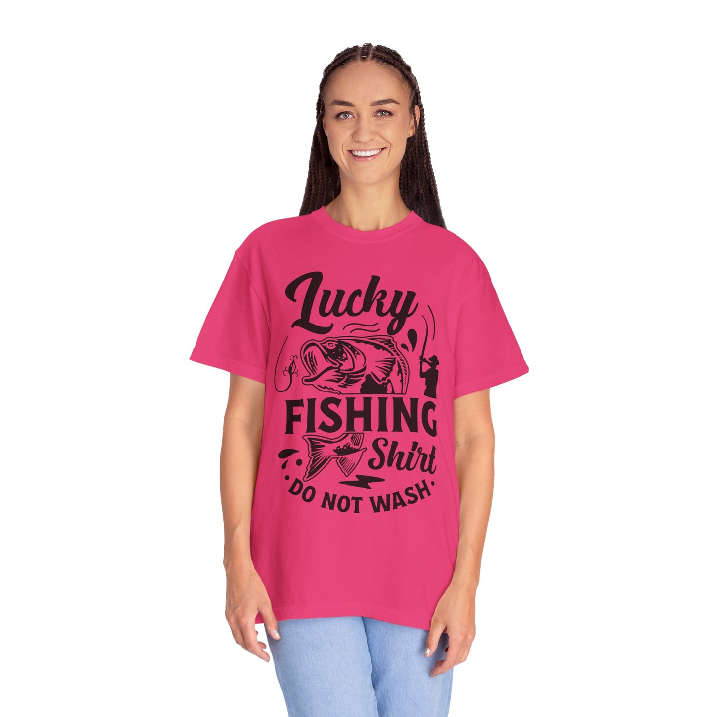 Lucky fishing shirt: Unisex Garment-Dyed T-shirt