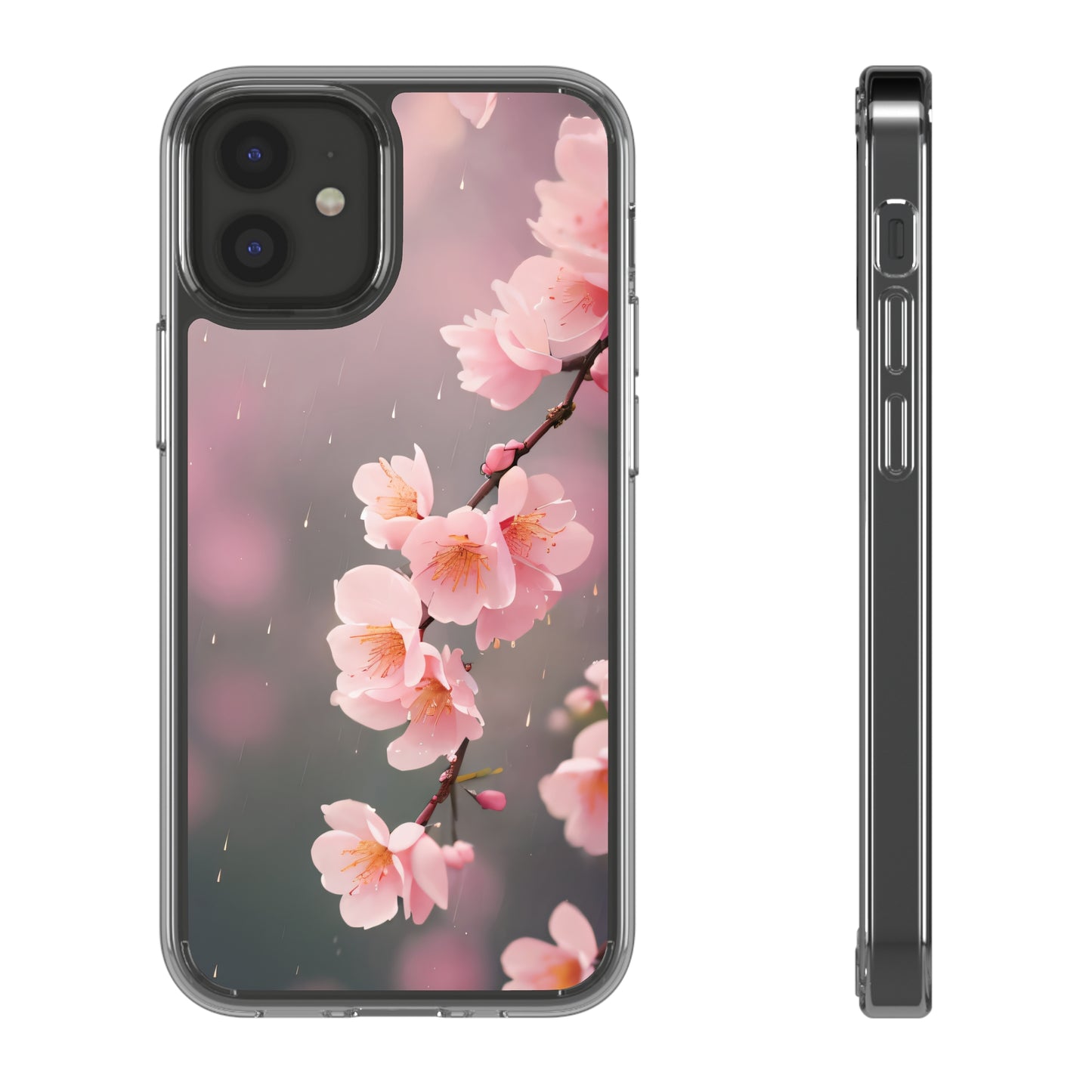 Clear Phone Cases: Blossom Flower