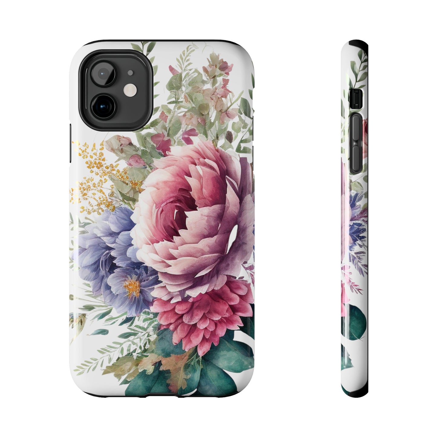 Tough Phone Cases: Watercolor Flower