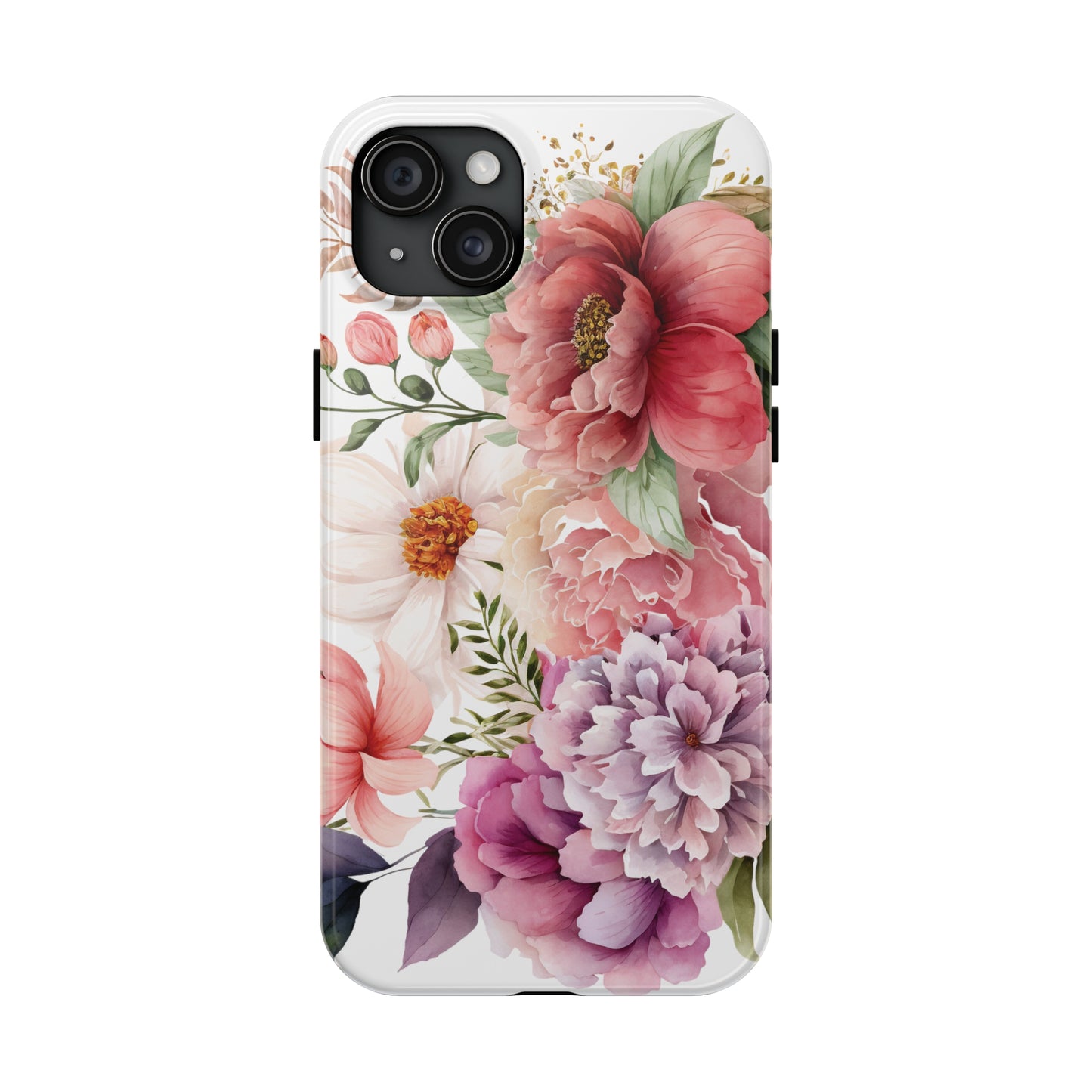 Tough Phone Cases: Watercolor Flower