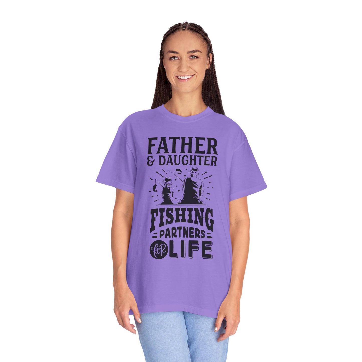 Father and daughter forever: Unisex Garment-Dyed T-shirt