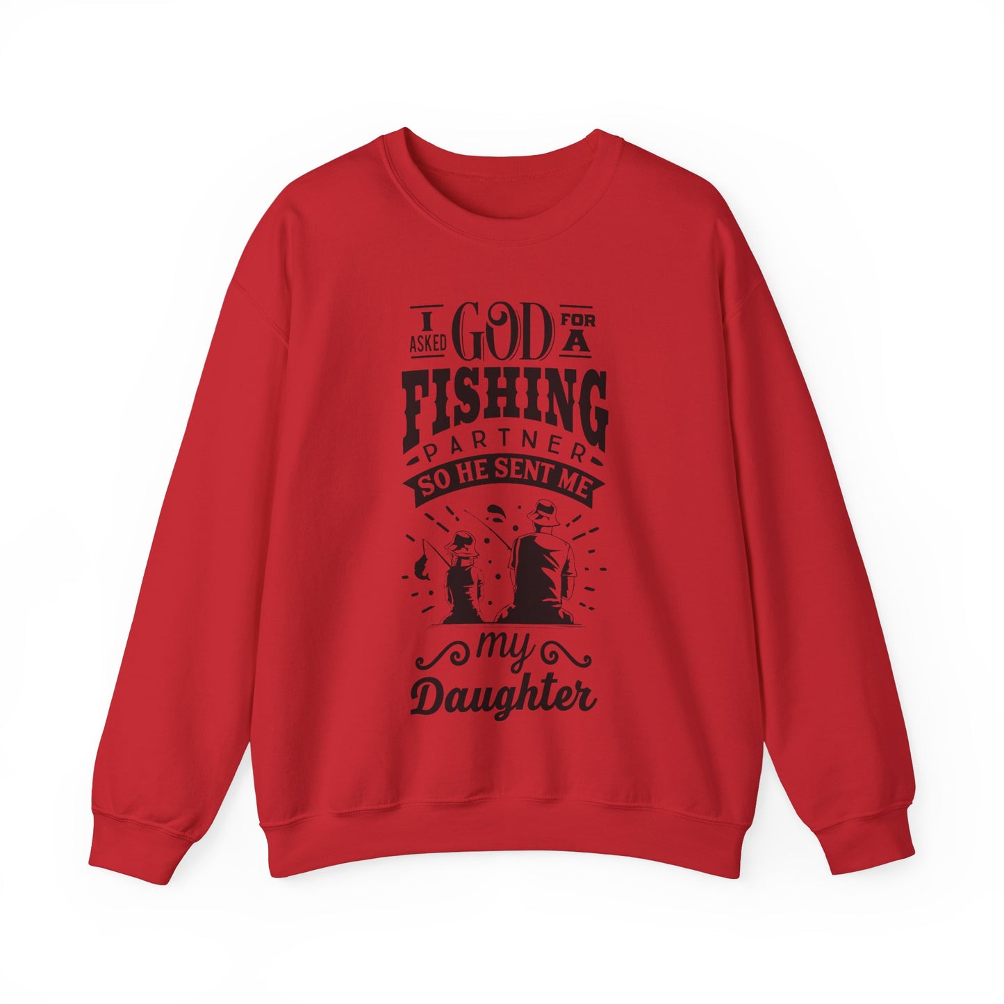 Father and daughter - Unisex Heavy Blend™ Crewneck Sweatshirt