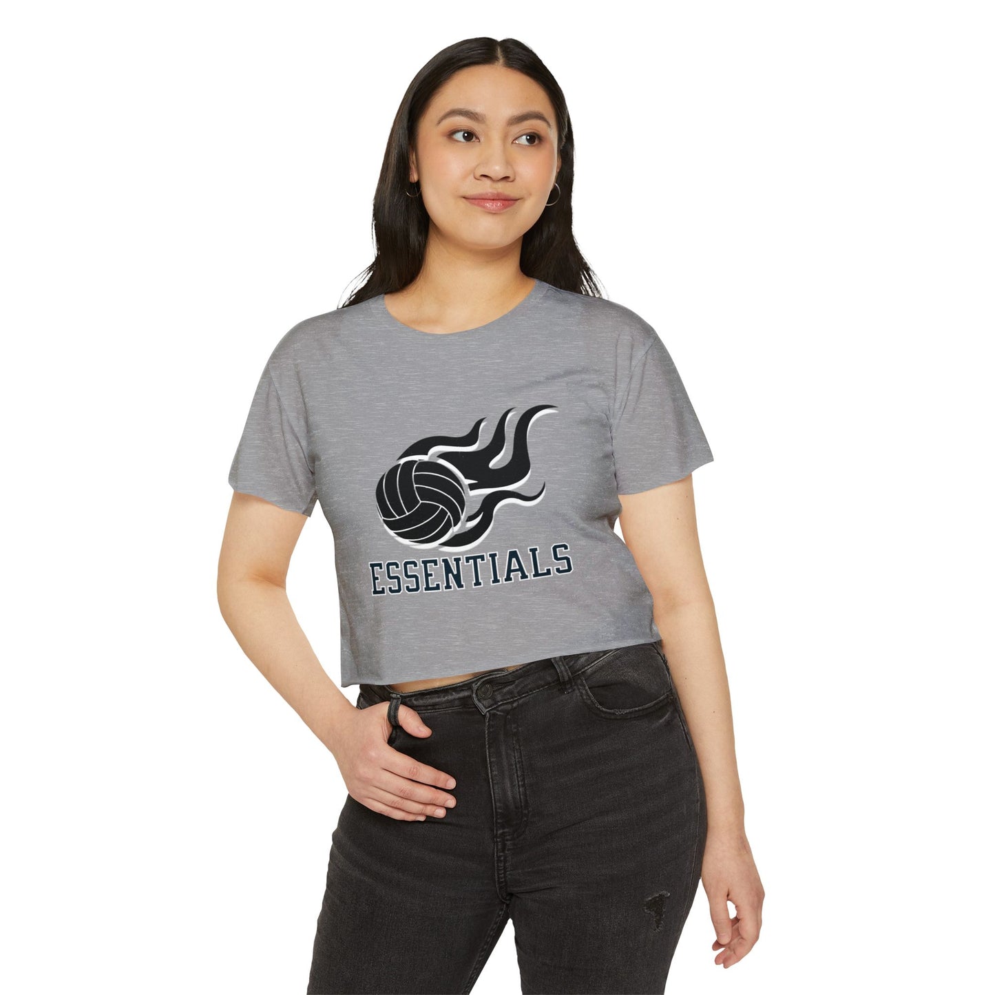 Festival Spirit Women's Crop Top, Summer Top, Sportswear, Graphic Tee, Beachwear, Party Shirt