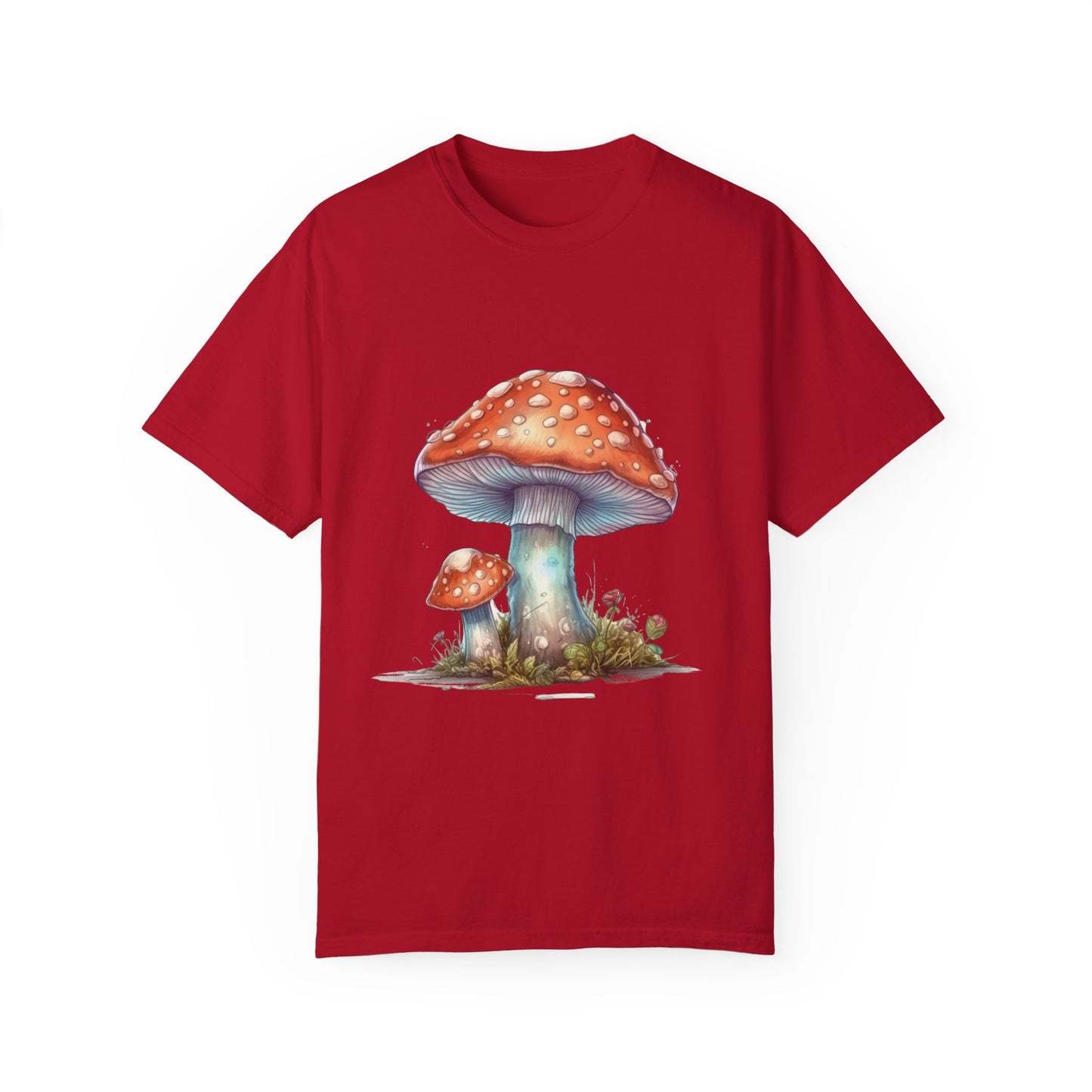 Fantasy Mushroom-27: Unisex Garment-Dyed T-shirt