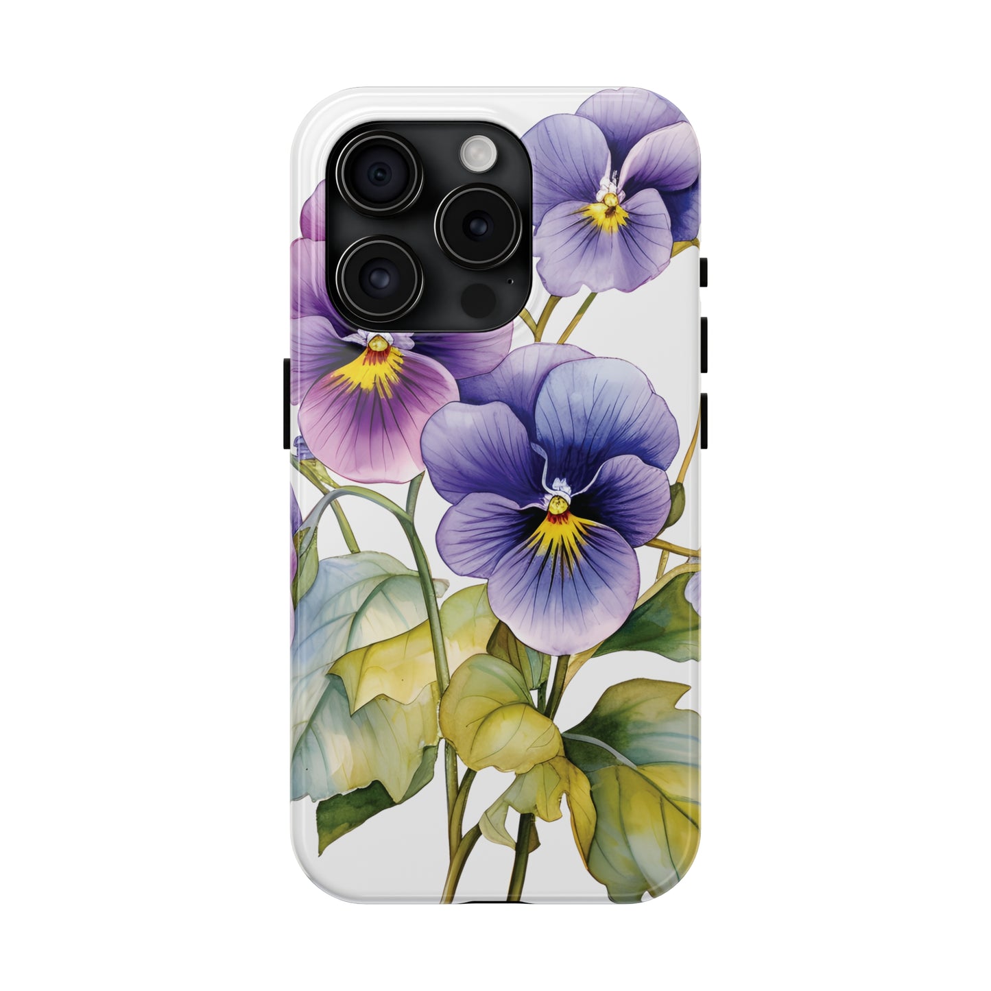 Tough Phone Cases (Violet Flower)