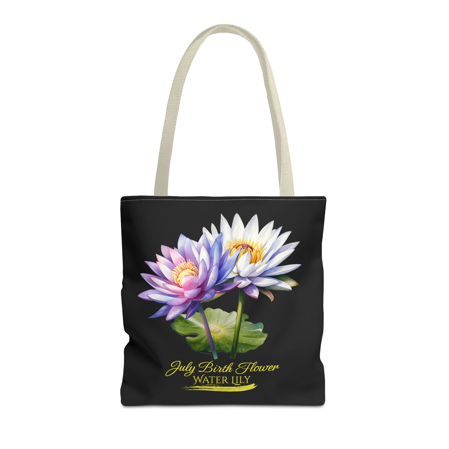 July Birth Flower: Water Lily - Tote Bag (AOP)