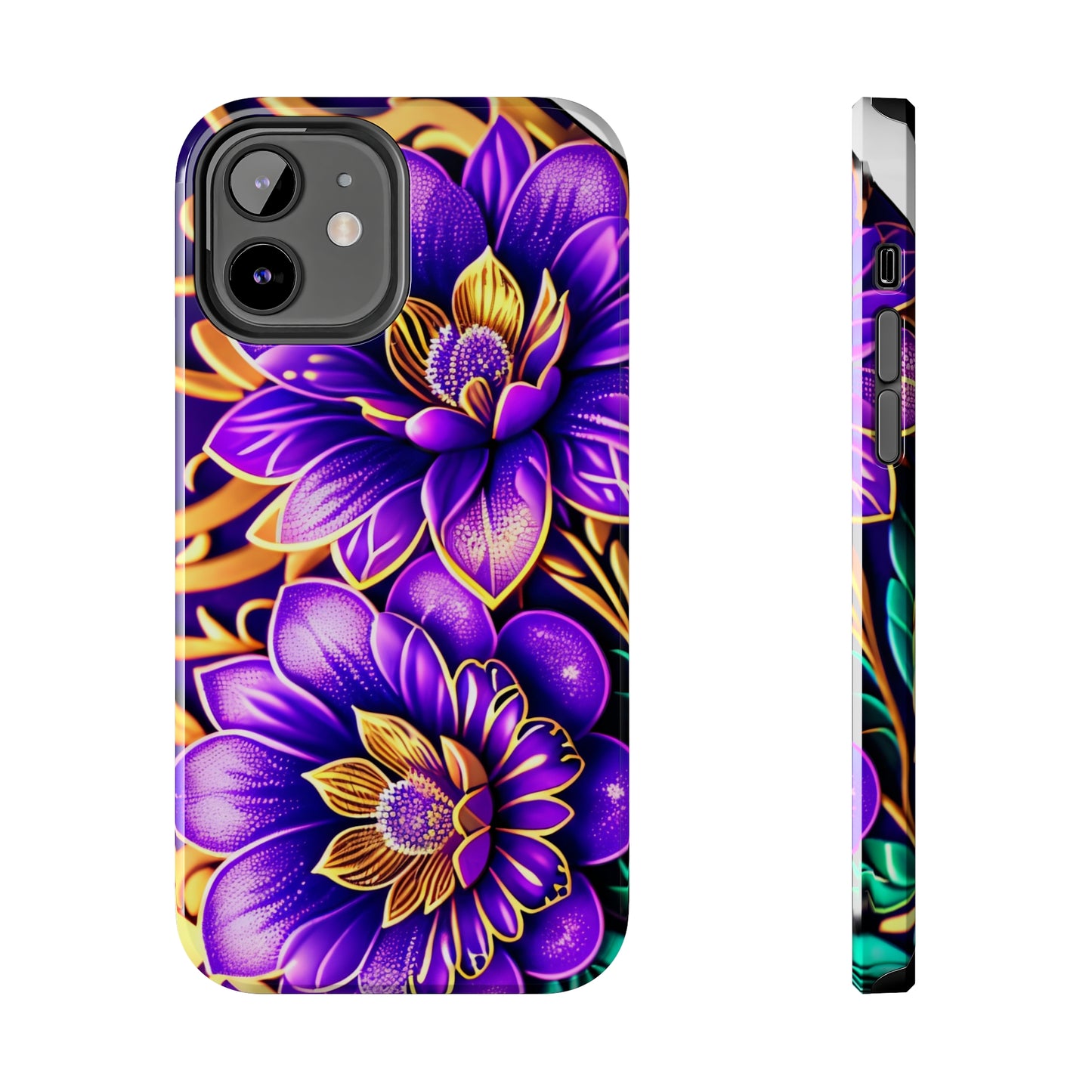 Tough Phone Cases: Fantasy Blossom Flowers