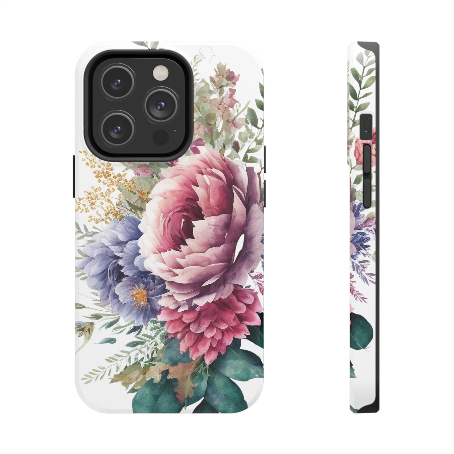 Tough Phone Cases: Watercolor Flower